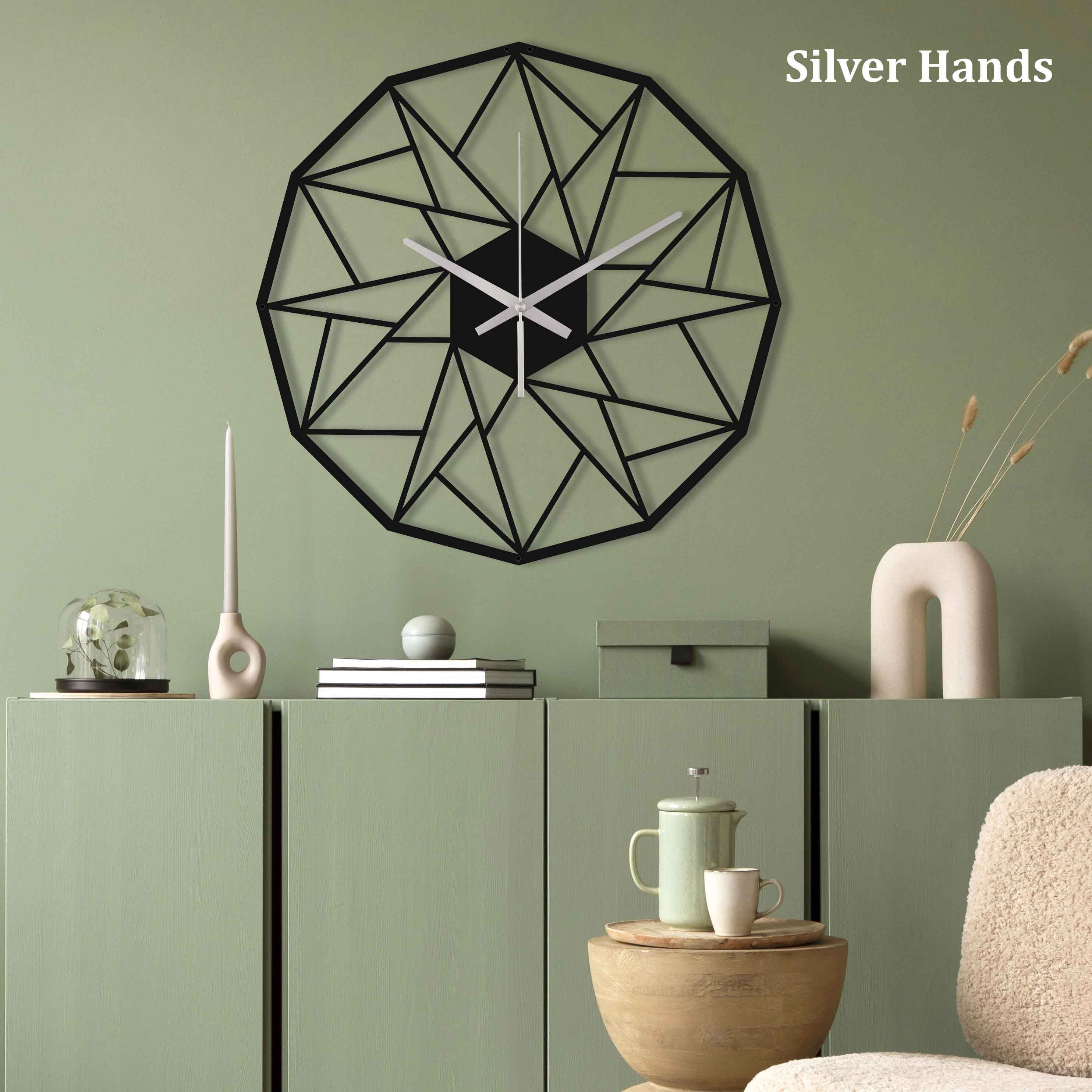 Boho Metal Wall Clock
