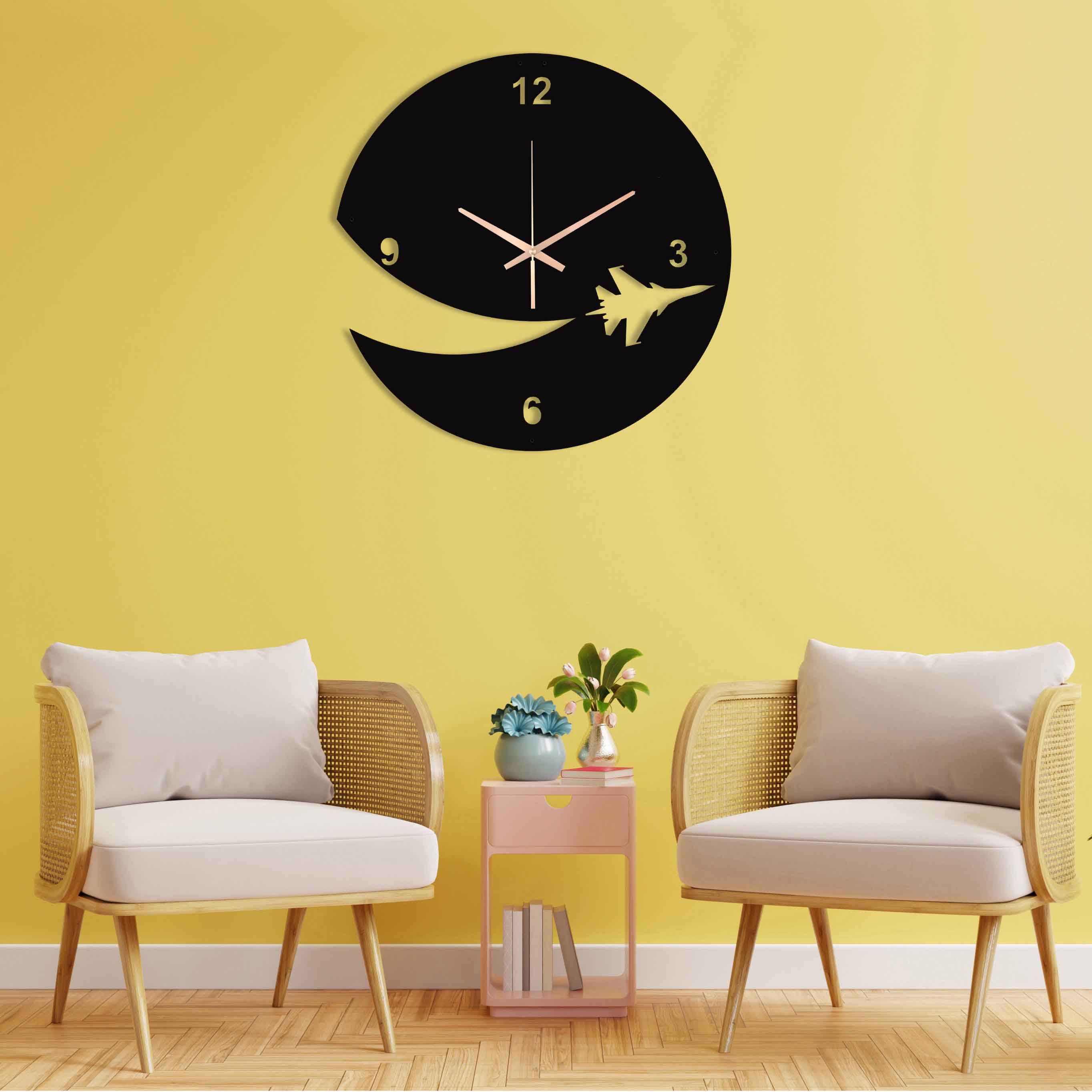 Airplane Oversize Wall Clock