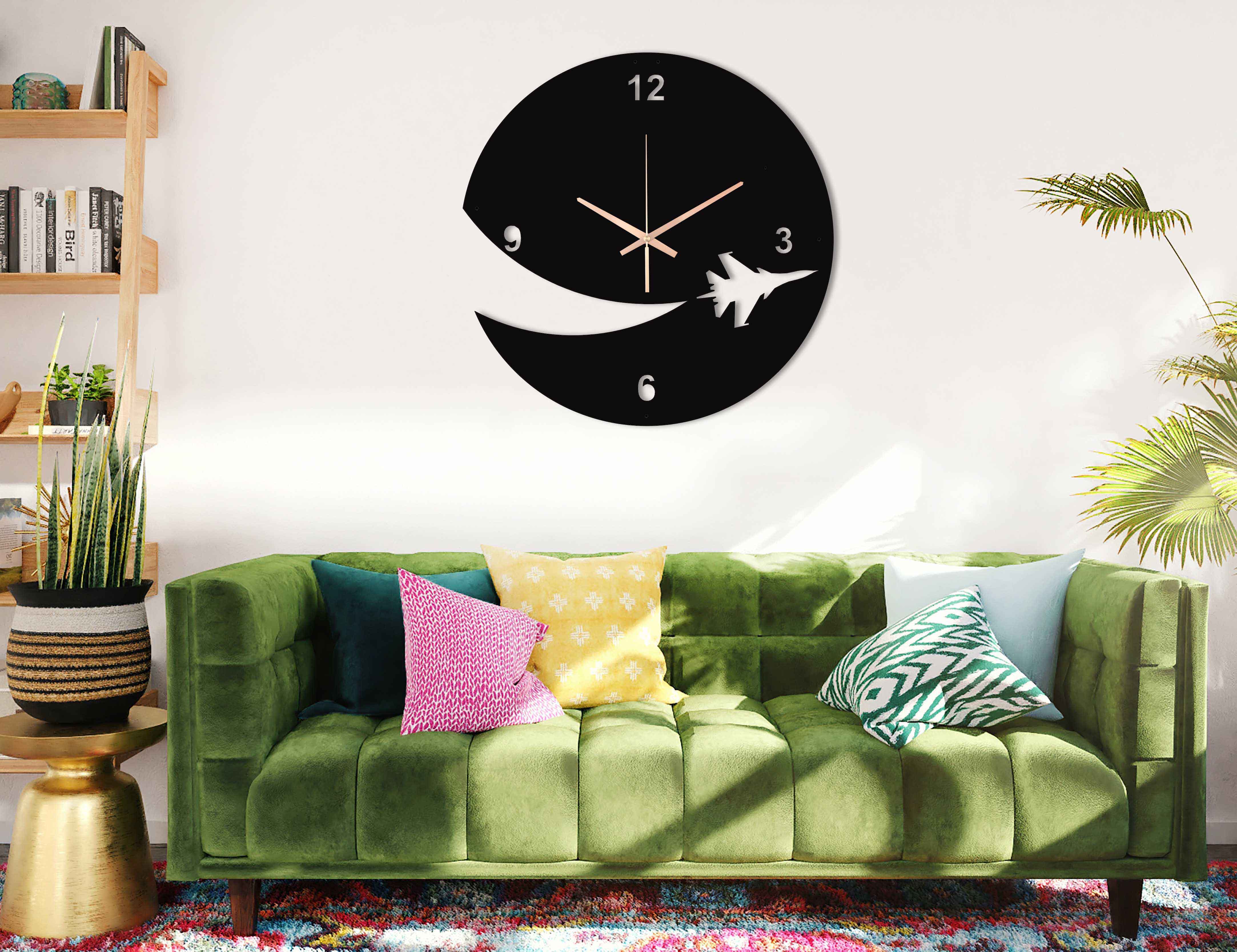 Airplane Oversize Wall Clock