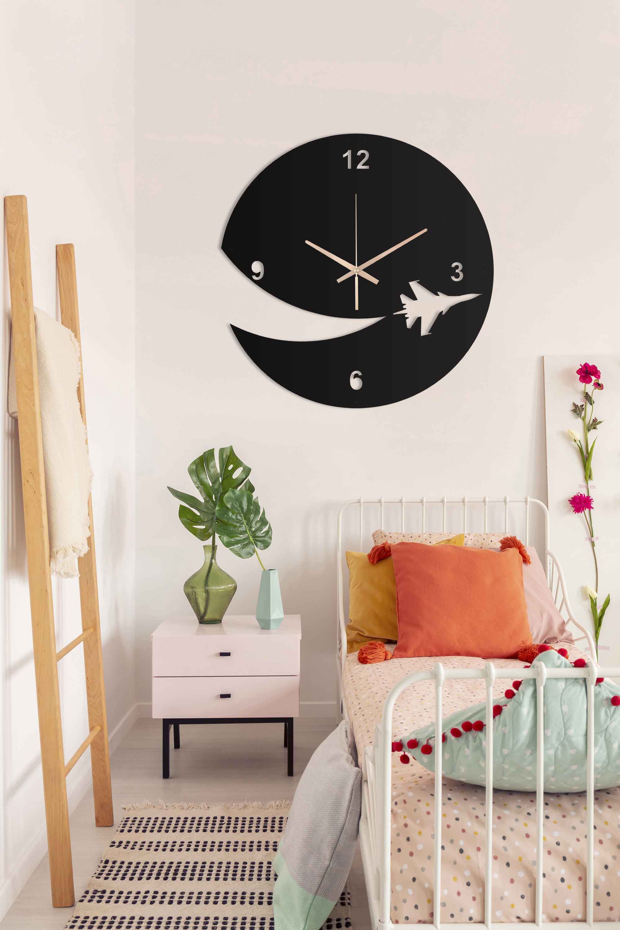 Airplane Oversize Wall Clock