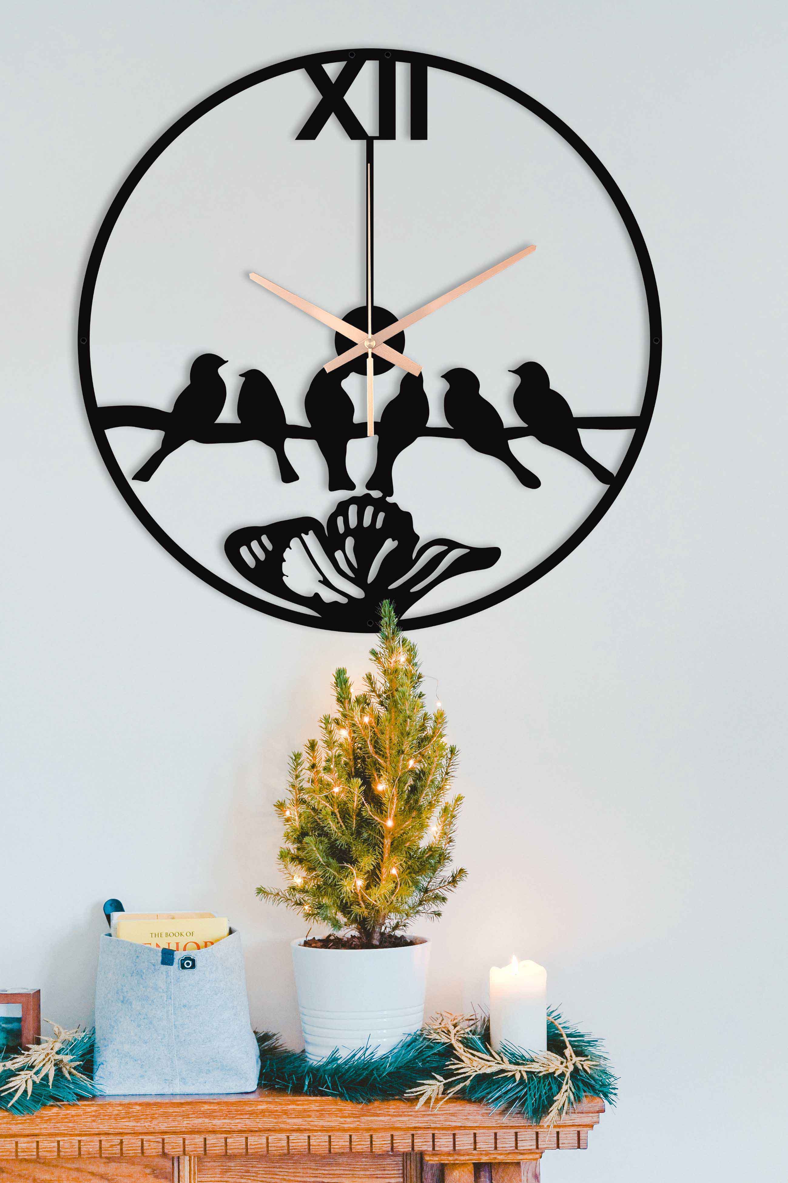 Bird Oversize Wall Clock