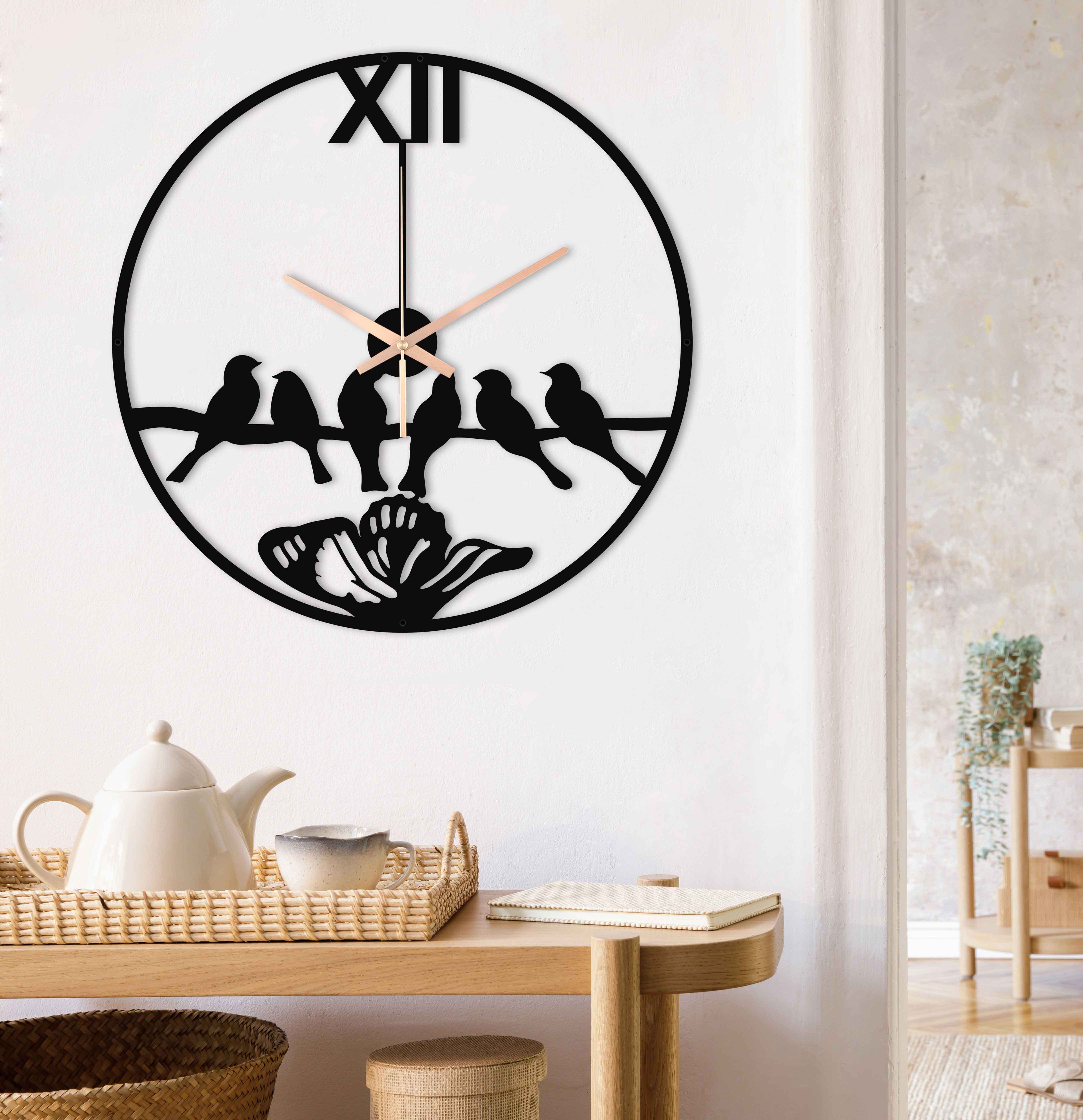 Bird Oversize Wall Clock