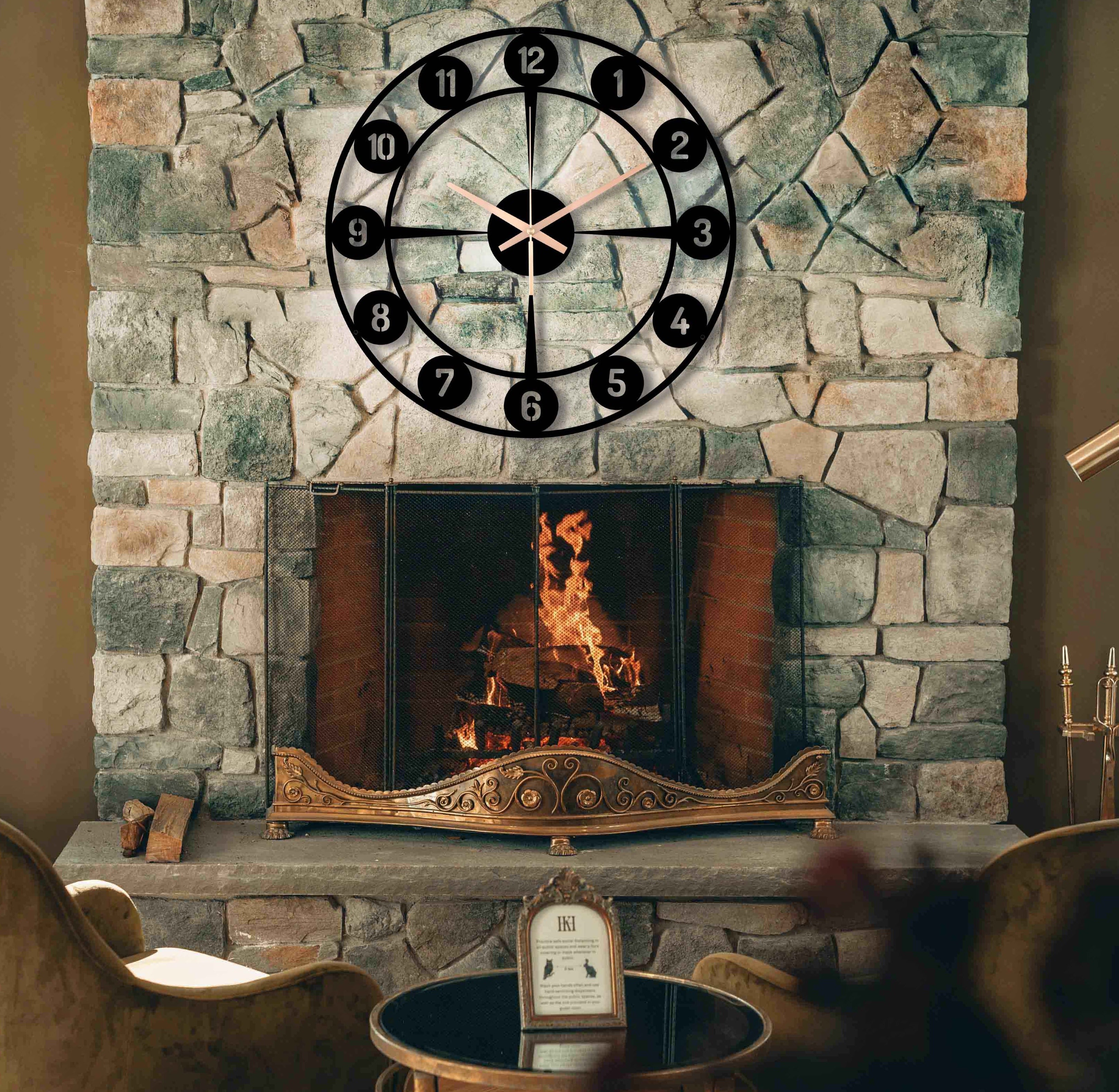 Decorative Clock, Oversized Wall Clock, Metal Wall Clock, Large Farmhouse Clock, Small Wall Clock, Home Decor And Gifts, Clocks For Wall