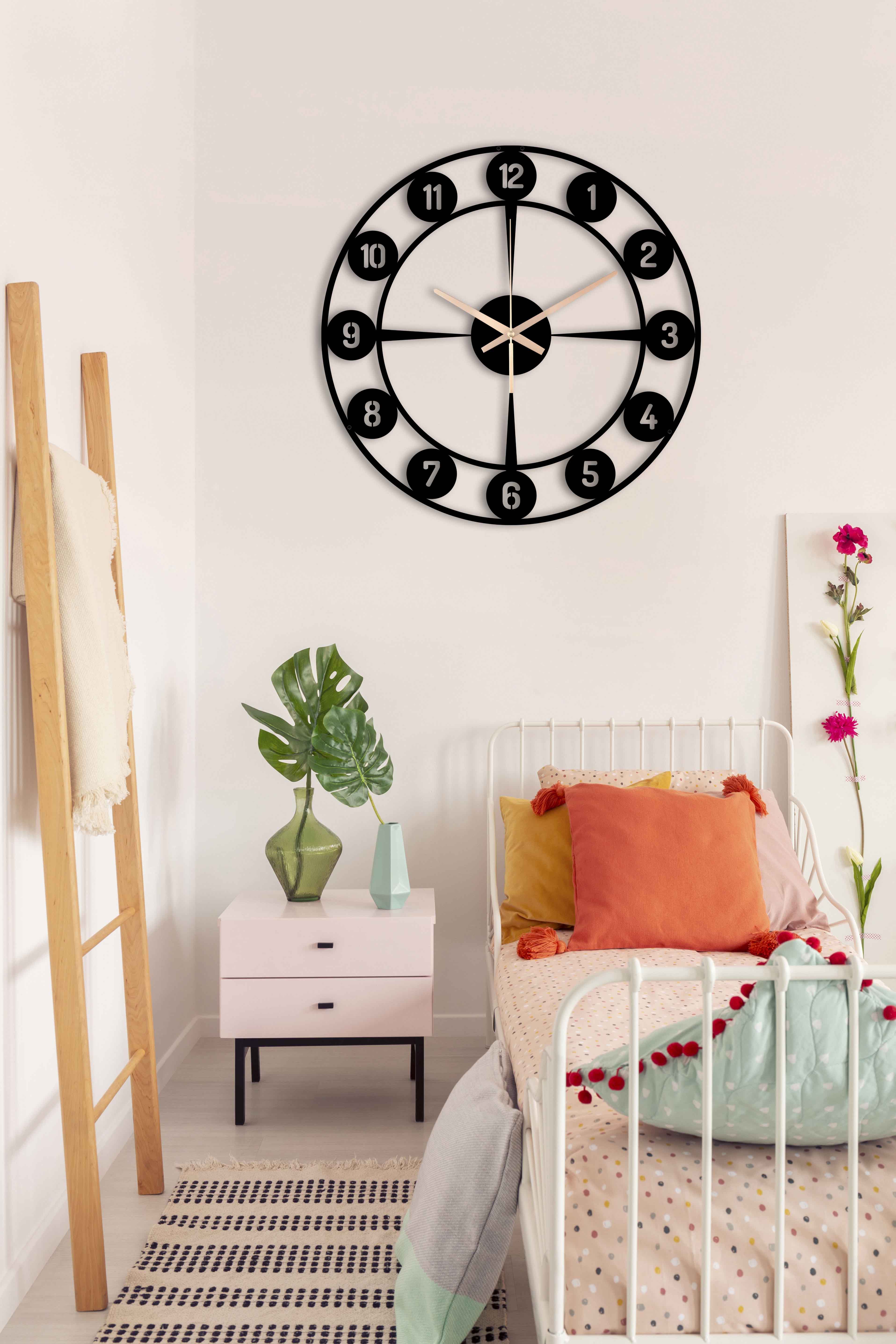 Decorative Clock, Oversized Wall Clock, Metal Wall Clock, Large Farmhouse Clock, Small Wall Clock, Home Decor And Gifts, Clocks For Wall