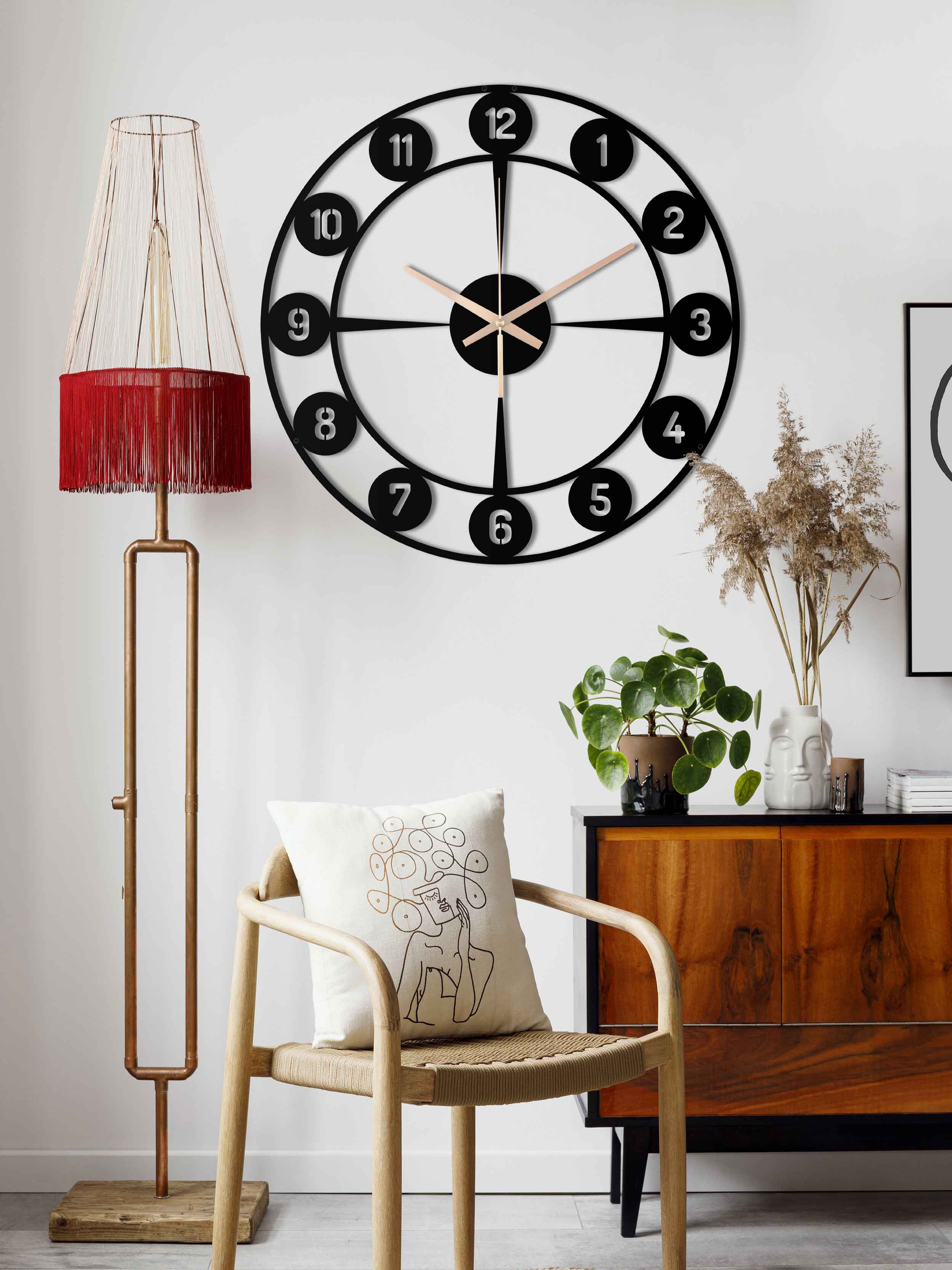 Decorative Clock, Oversized Wall Clock, Metal Wall Clock, Large Farmhouse Clock, Small Wall Clock, Home Decor And Gifts, Clocks For Wall