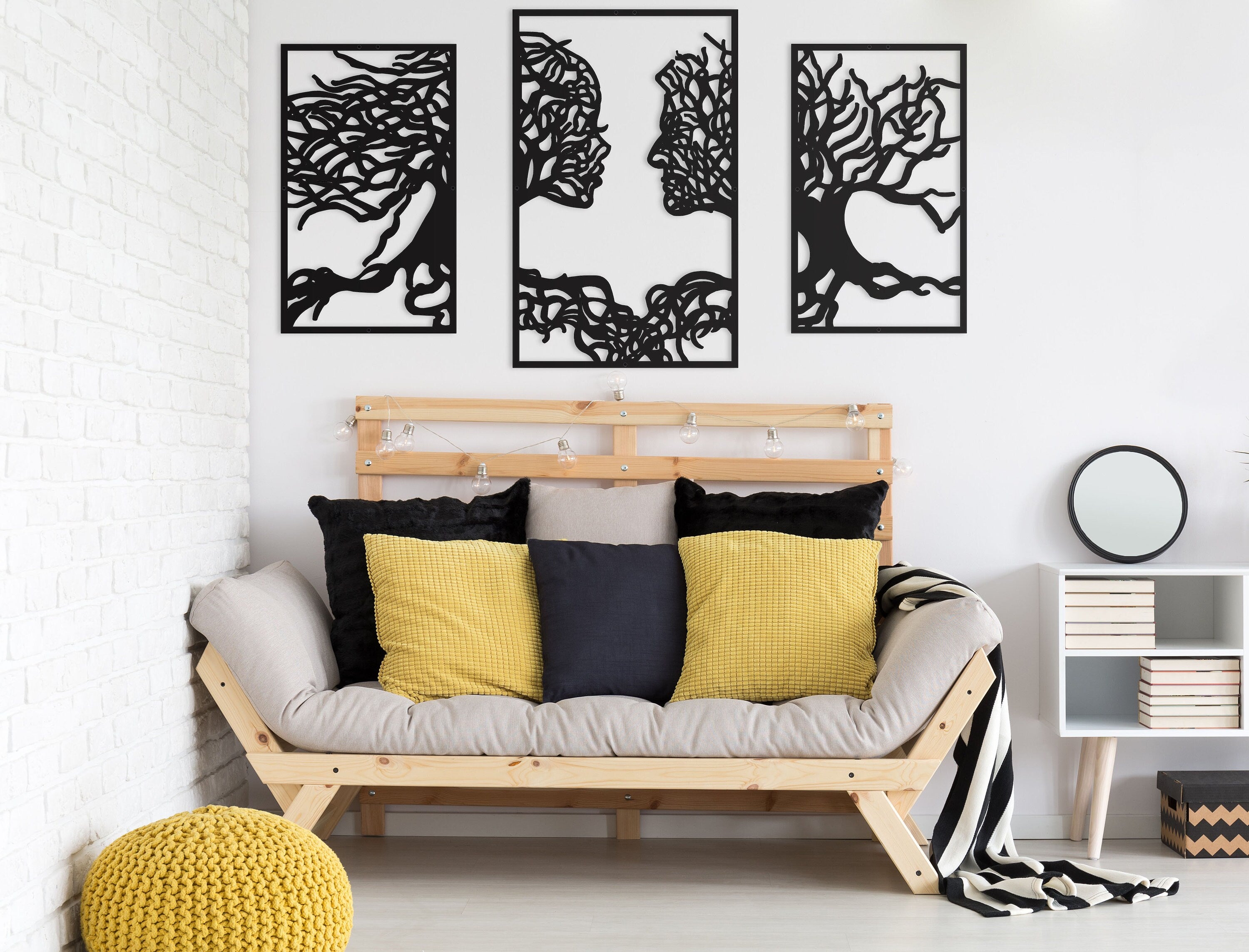 Large Wall Decor, Abstract Tree Decor, Metal Living Room Wall Decor, Oversized Room Wall Decor, Farmhouse Wall Hangings Decor, Modern Decor