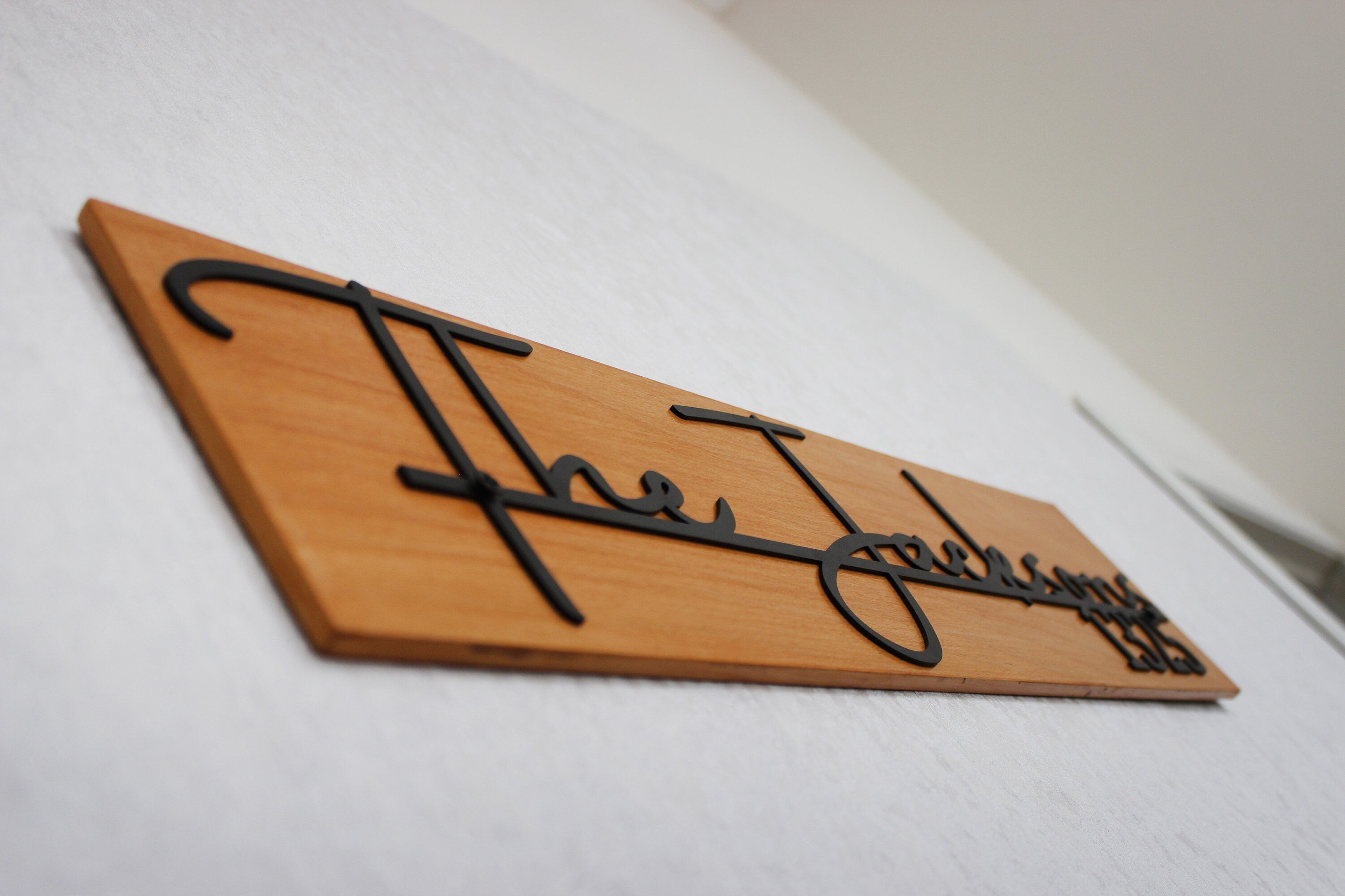 Wood Wall Decor, Metl Wall Decor, House Name Sign, Family Metal Sign, Last Name Metal Sign, Wedding Gift, Custom Wall Decor