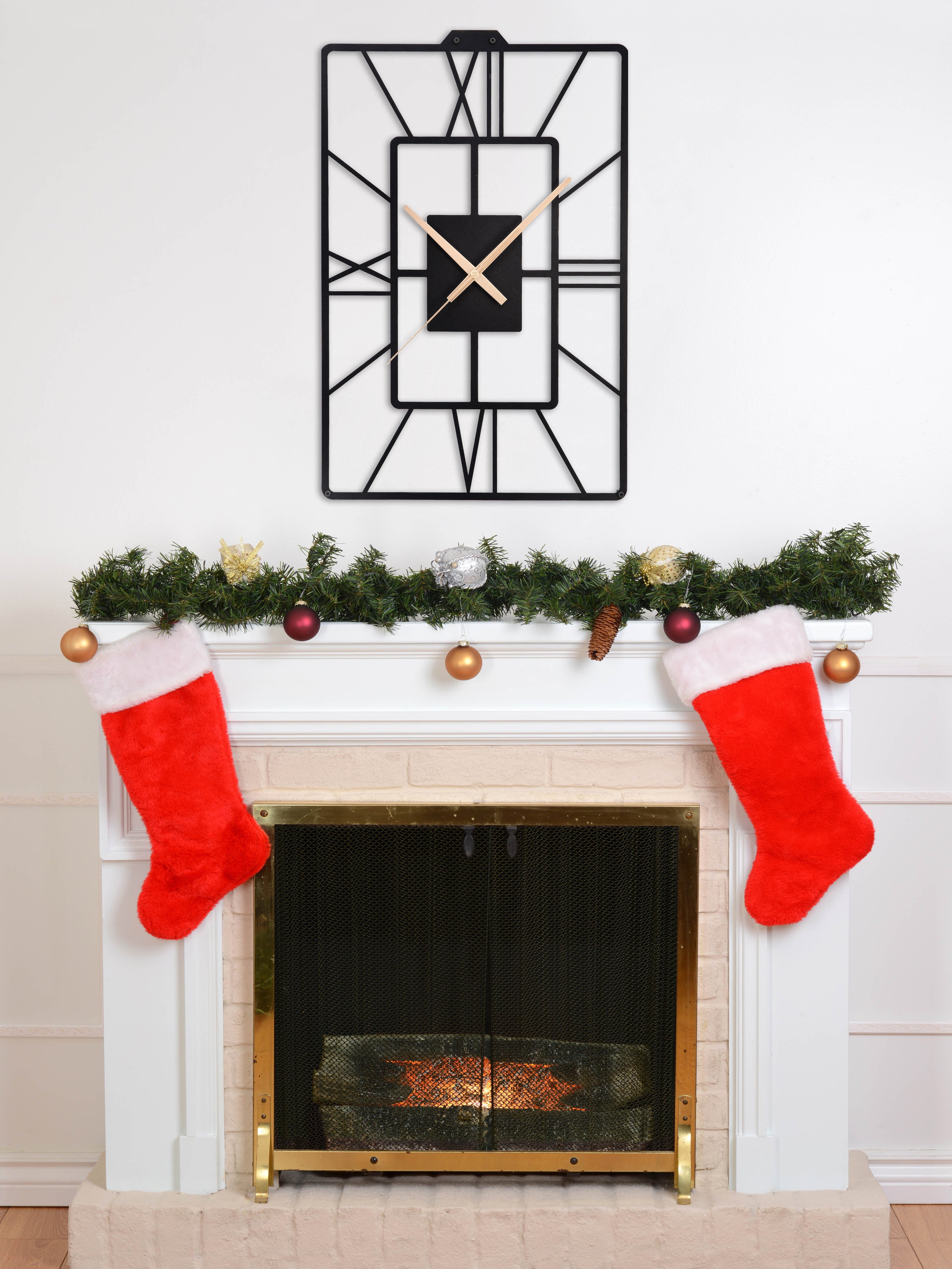 Metal Modern Rectangle Clock