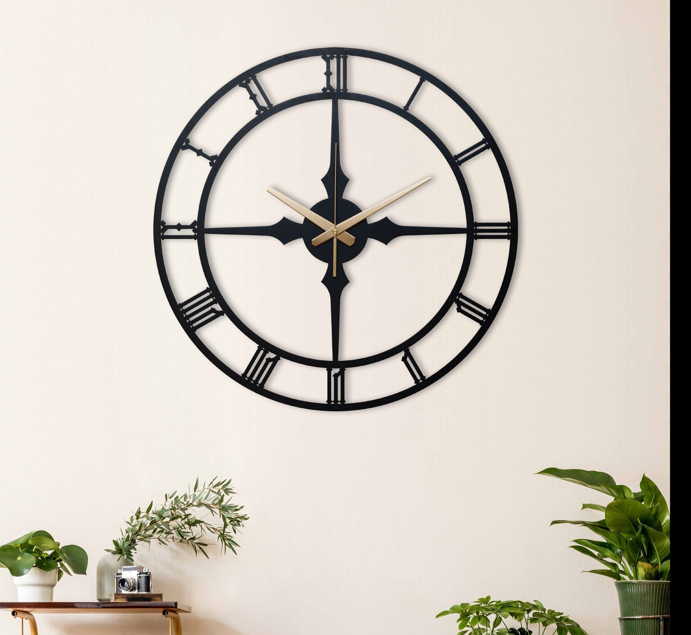 Unique Metal Wall Clock