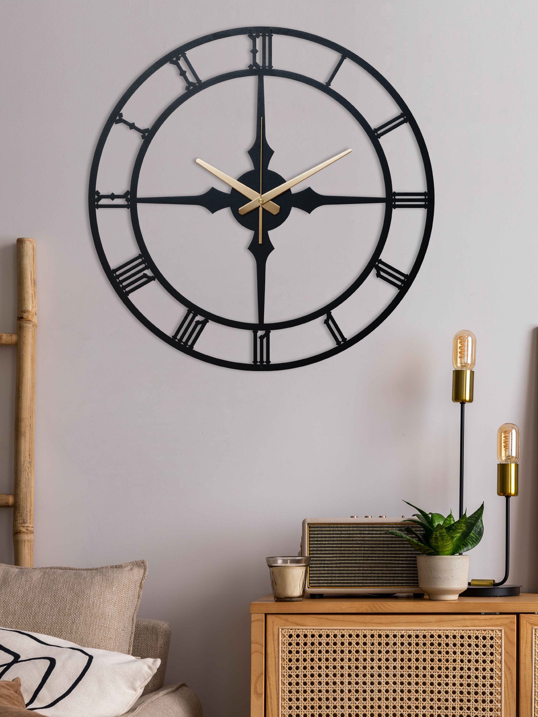 Unique Metal Wall Clock