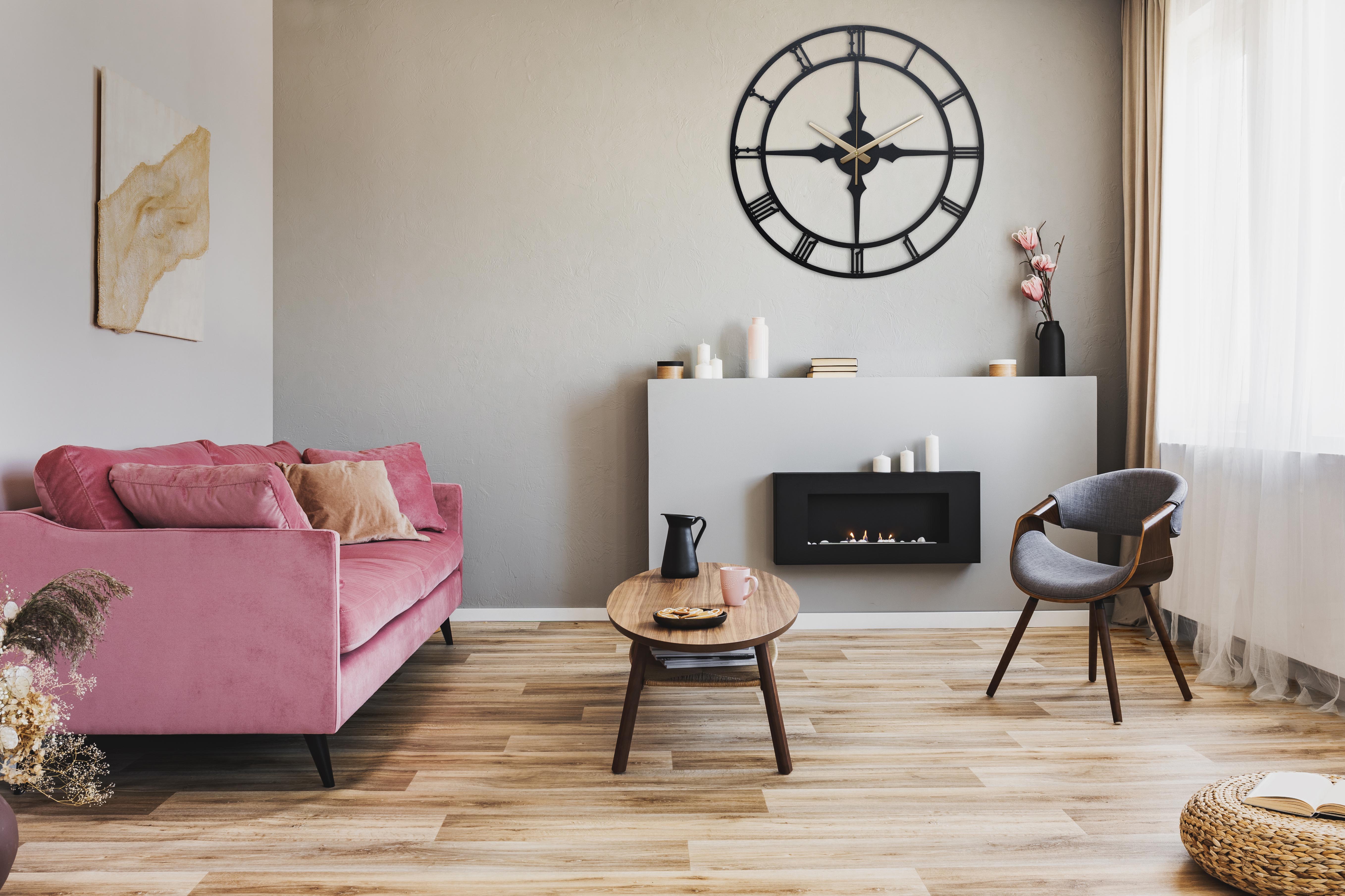 Unique Metal Wall Clock