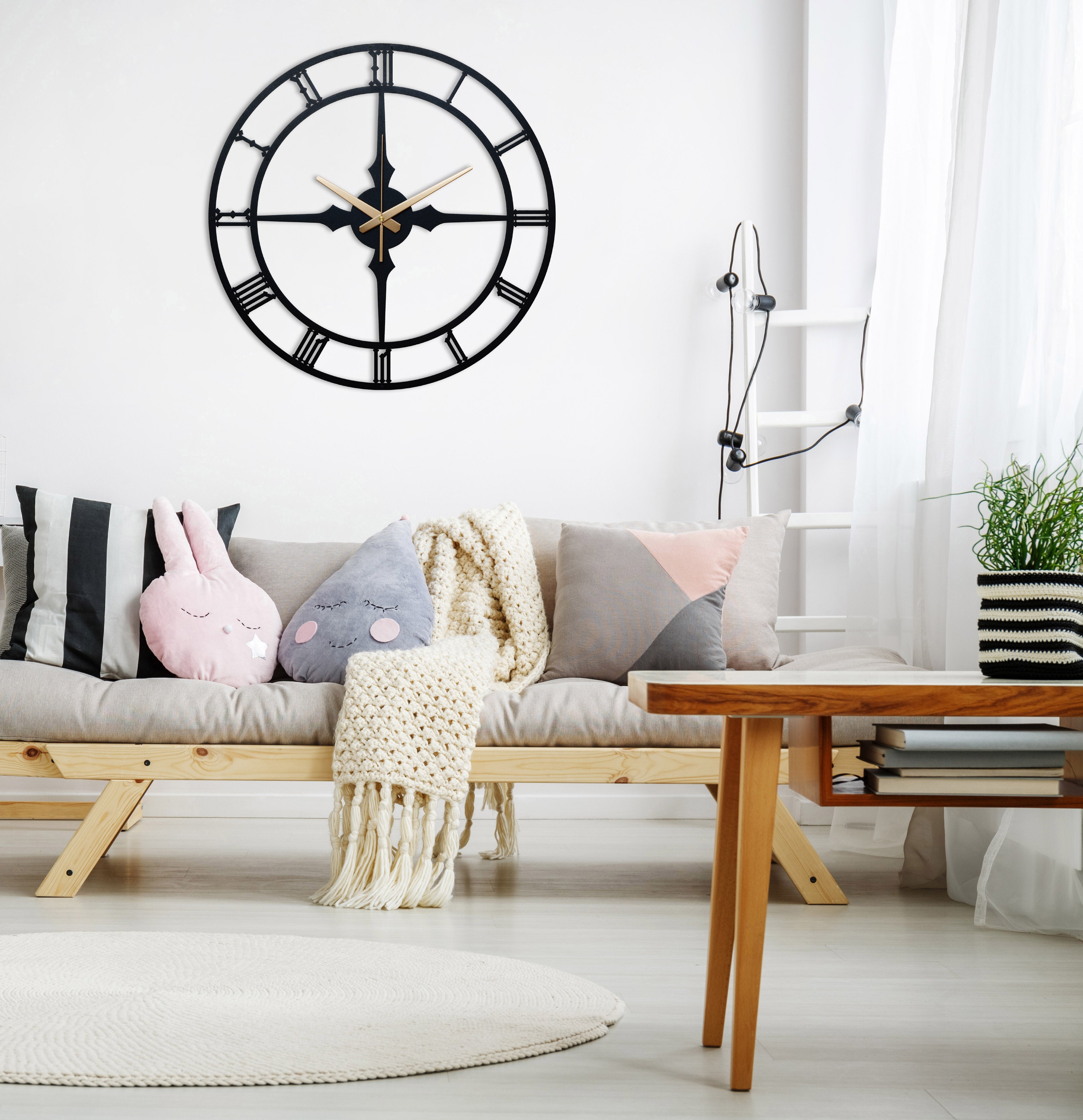 Unique Metal Wall Clock