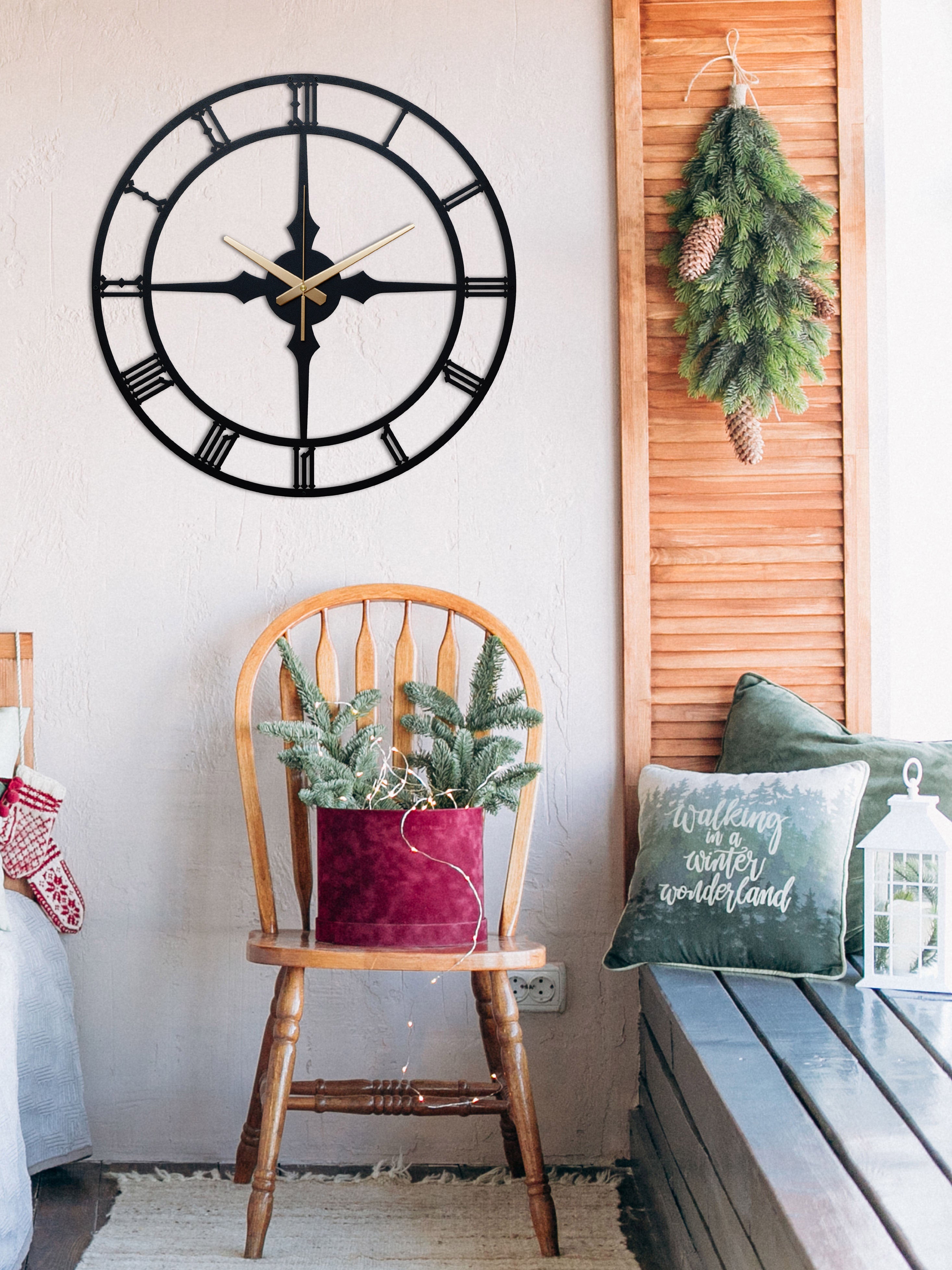 Unique Metal Wall Clock