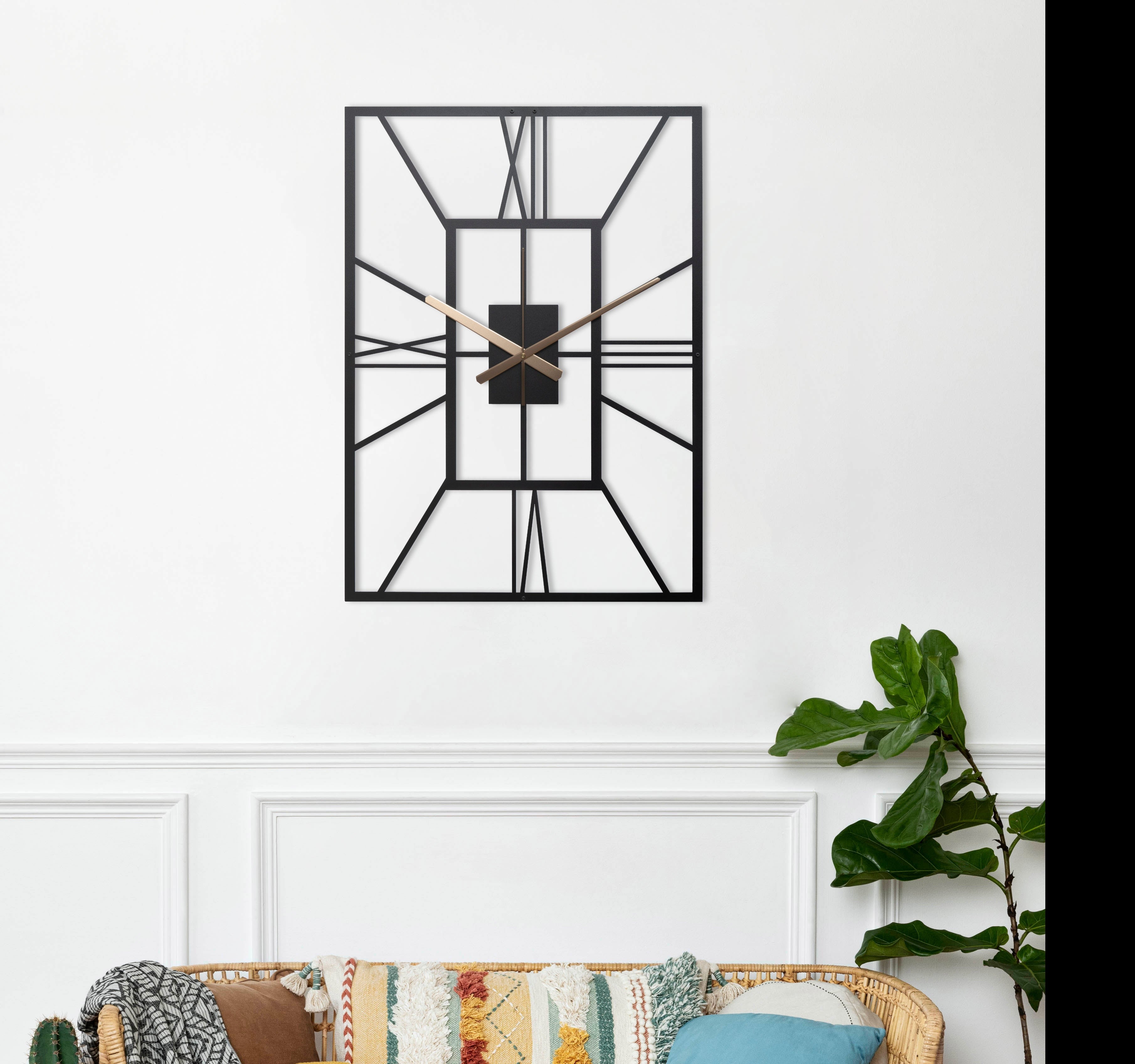 Rectangular Oversize Wall Clock