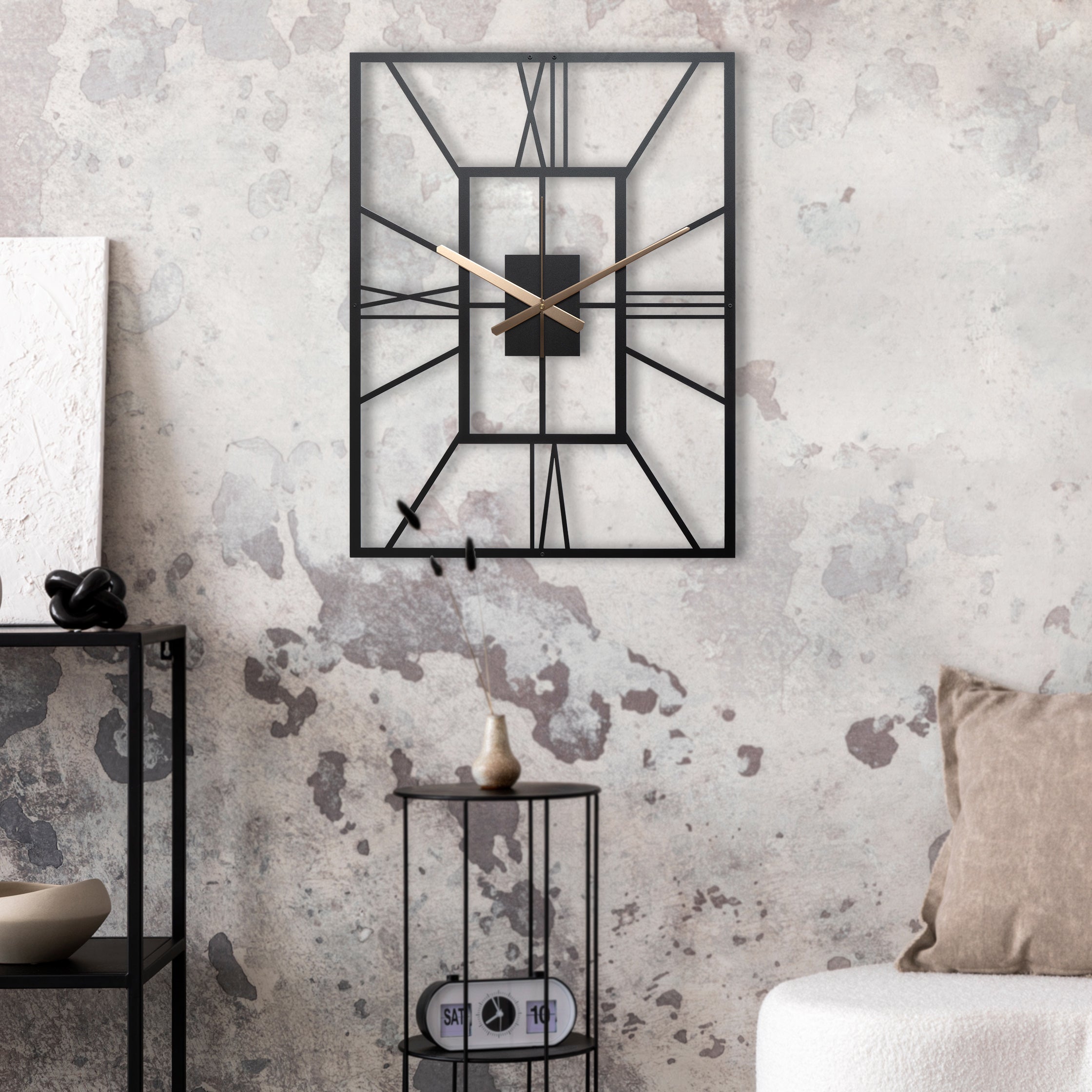 Rectangular Oversize Wall Clock