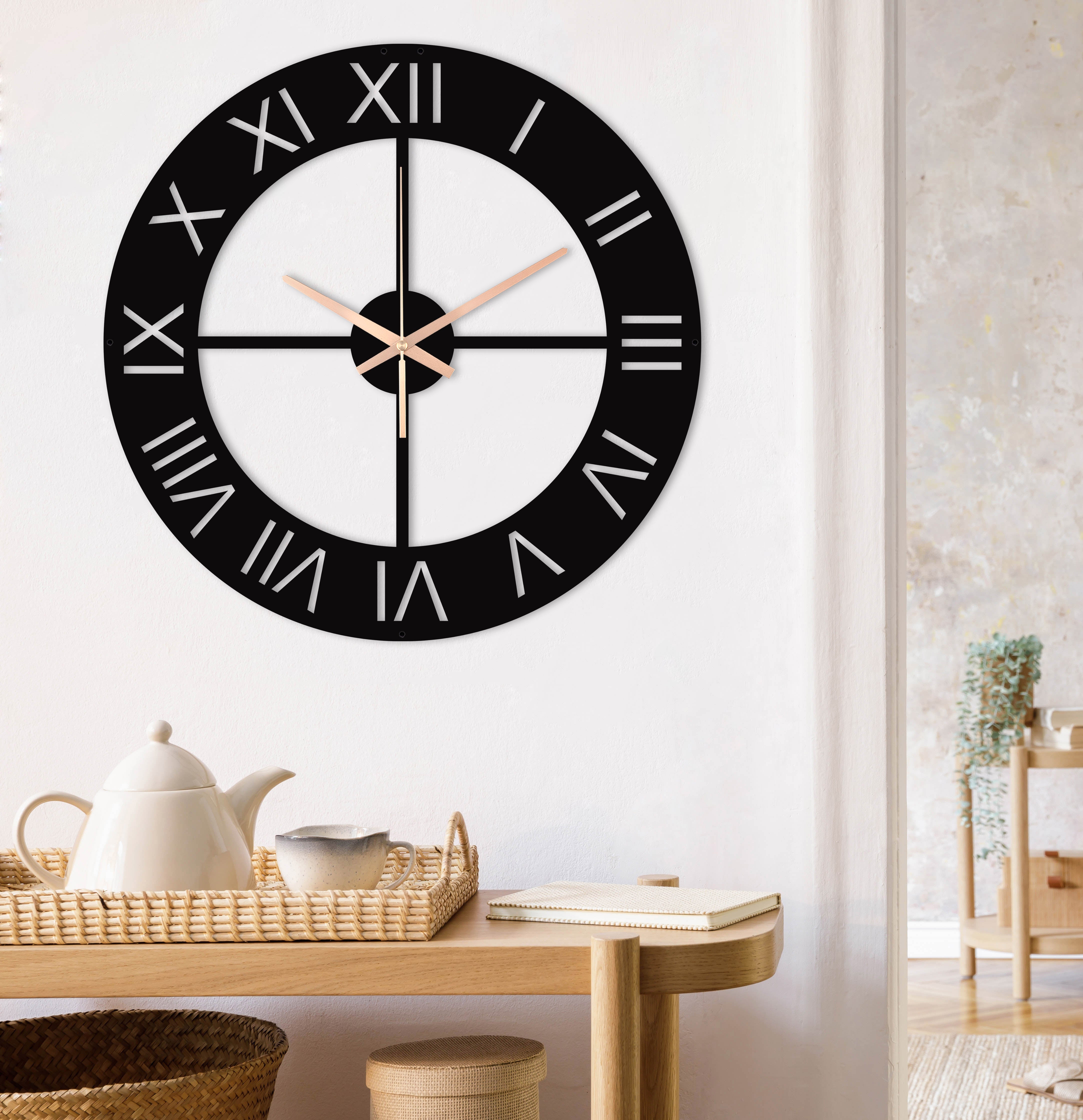 Roman Number Wall Clock