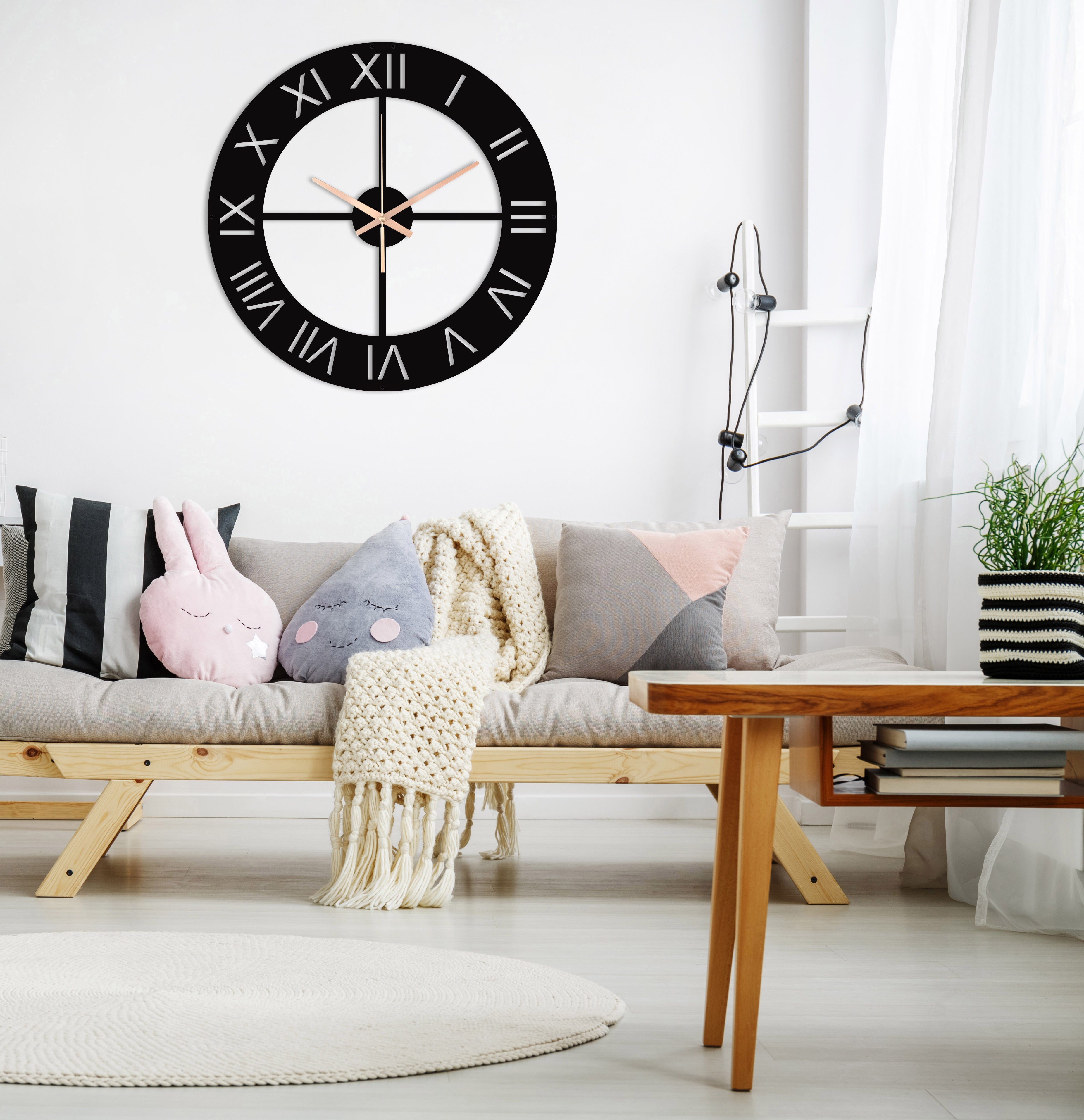 Roman Number Wall Clock