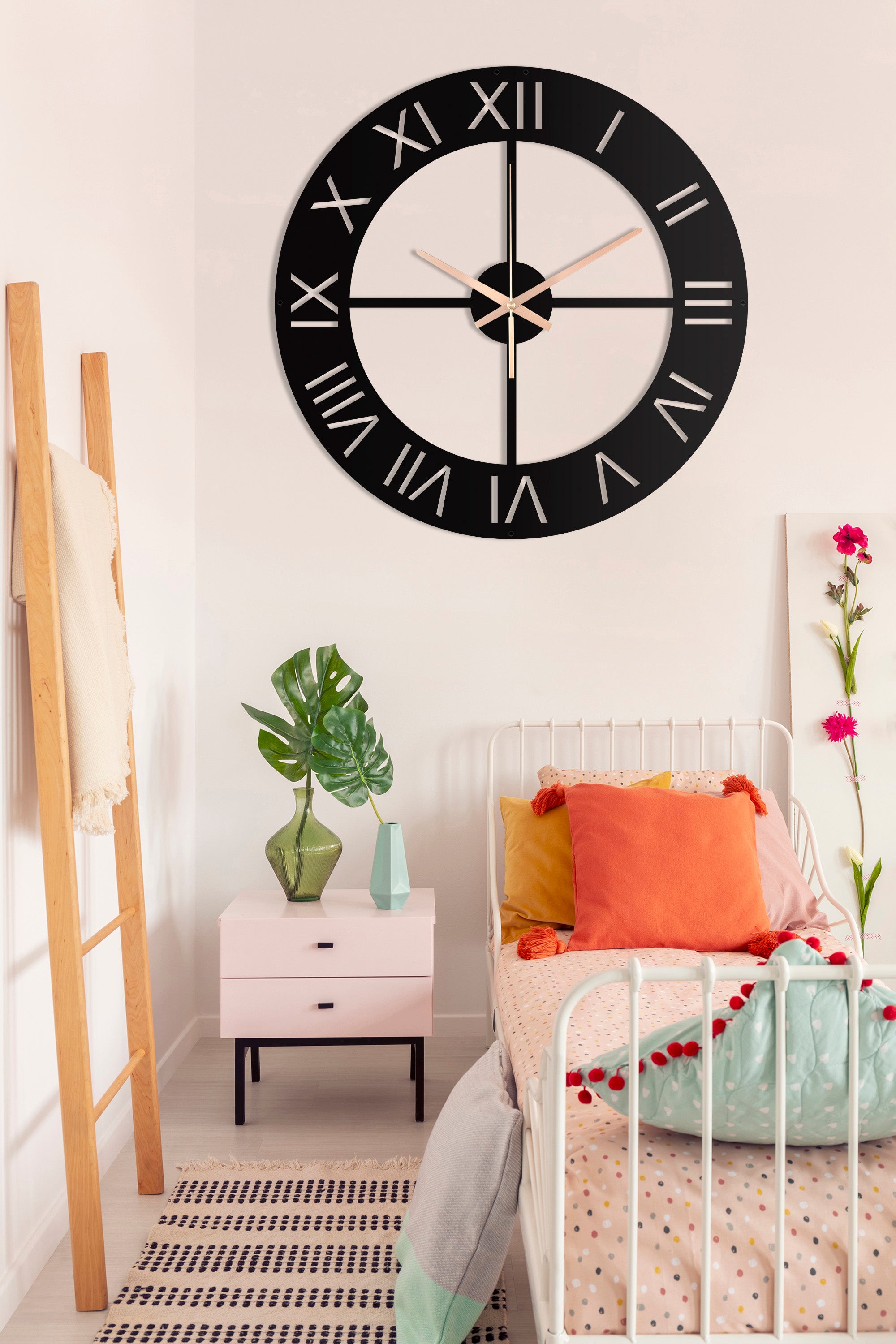 Roman Number Wall Clock