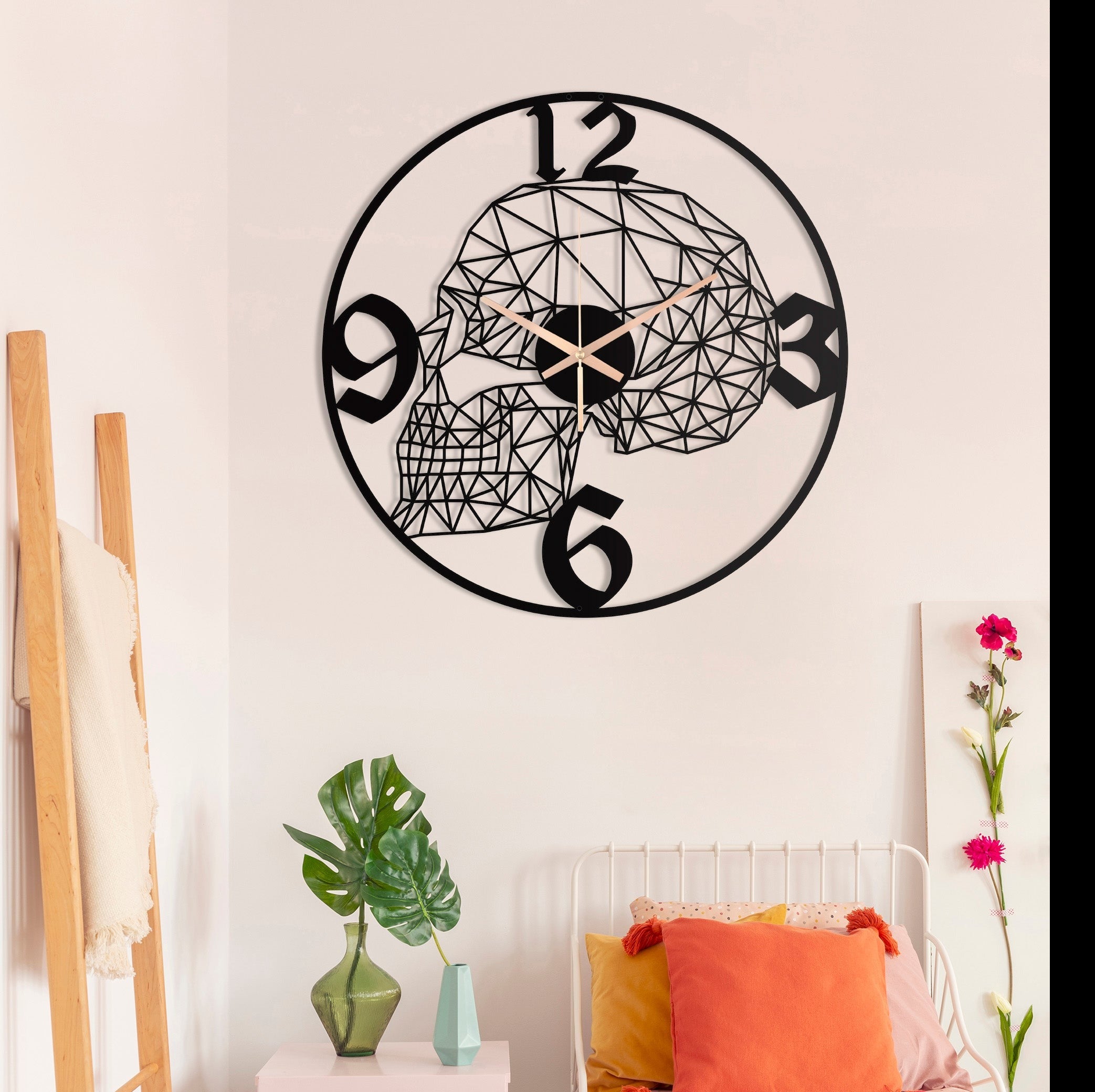 Skull Oversize Wall Clock
