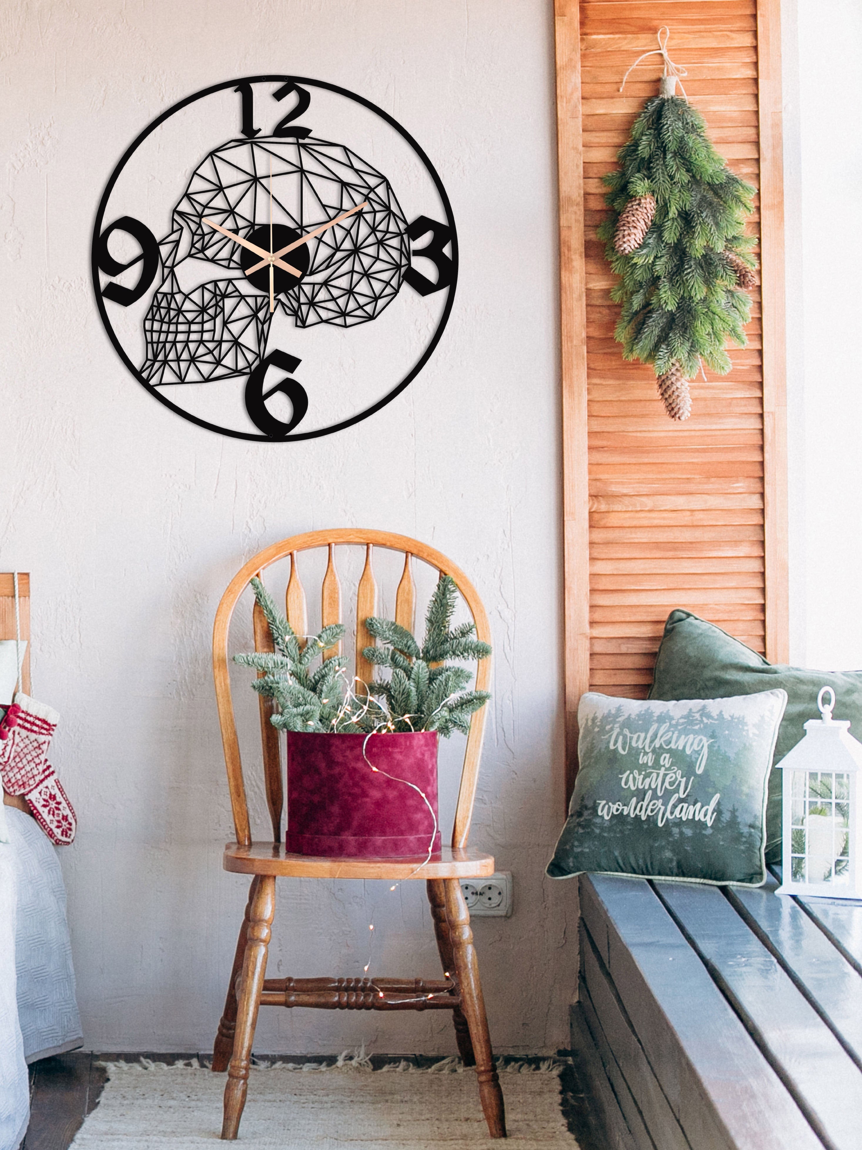 Skull Oversize Wall Clock