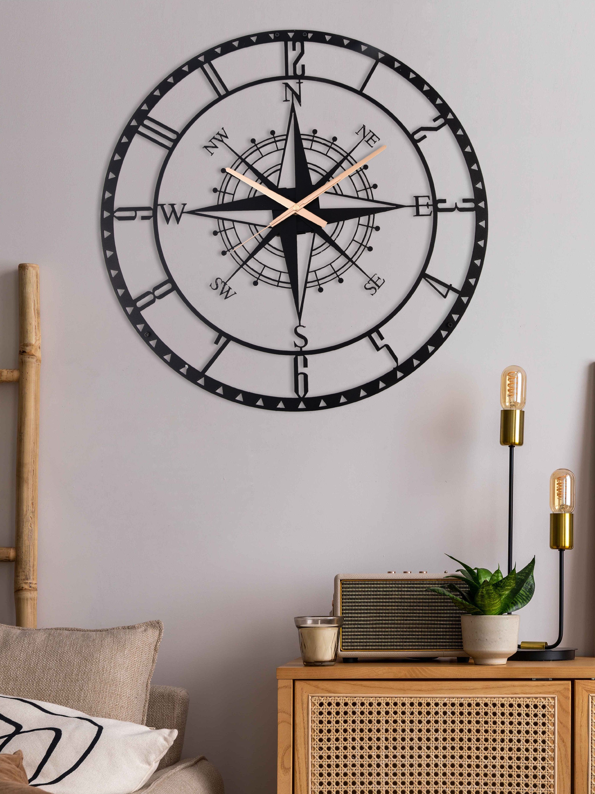 Navigation Wall Clock With Numbers