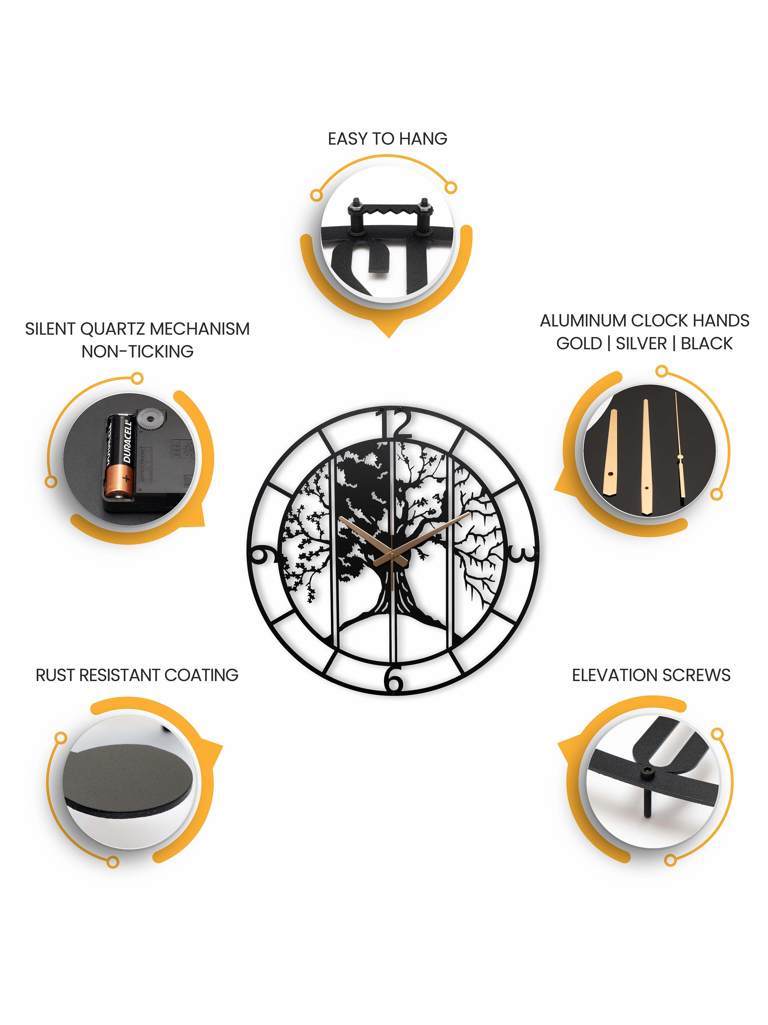 Four Season Patio Wall Clock