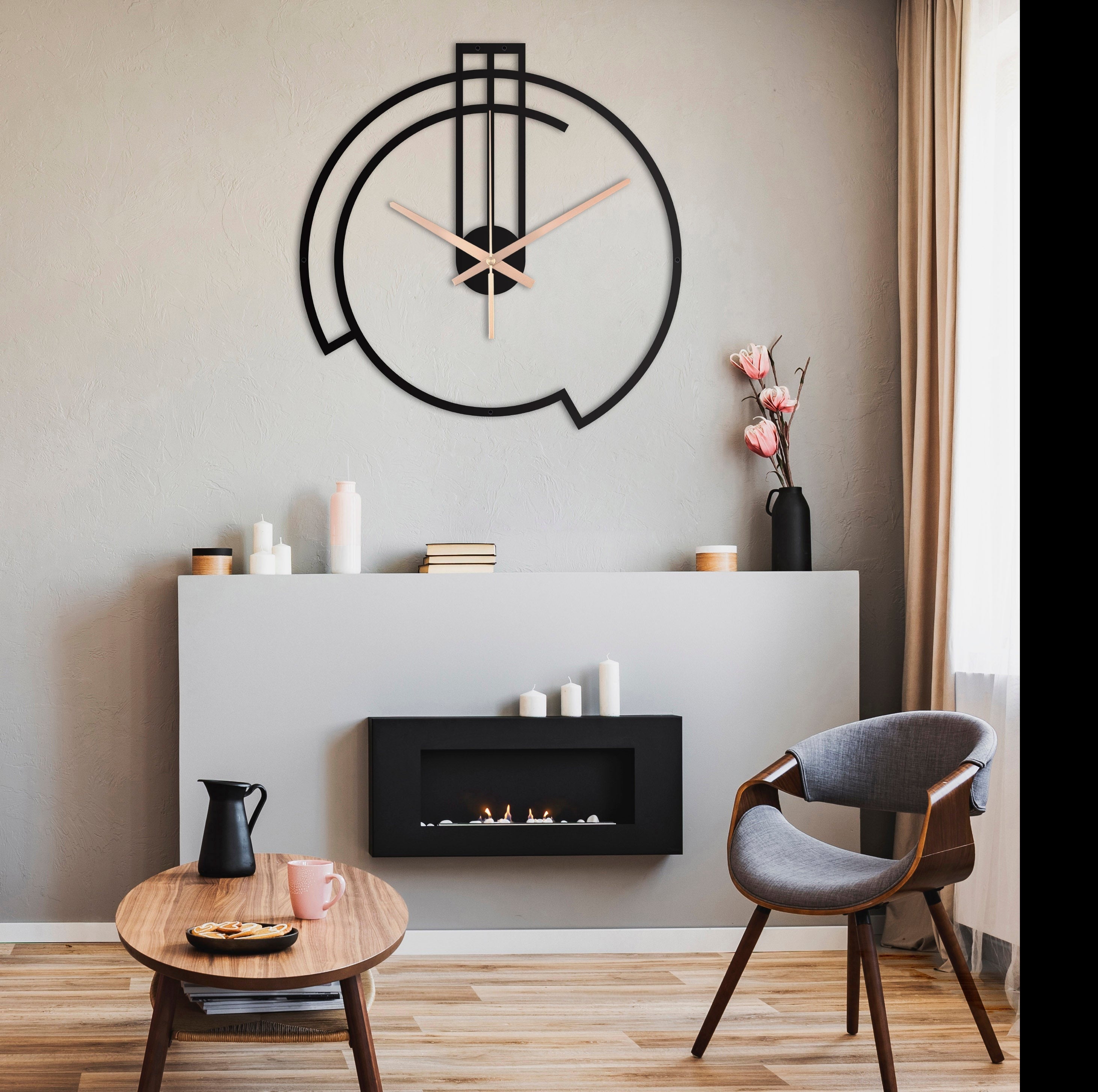 Minimalist Oversize Wall Clock