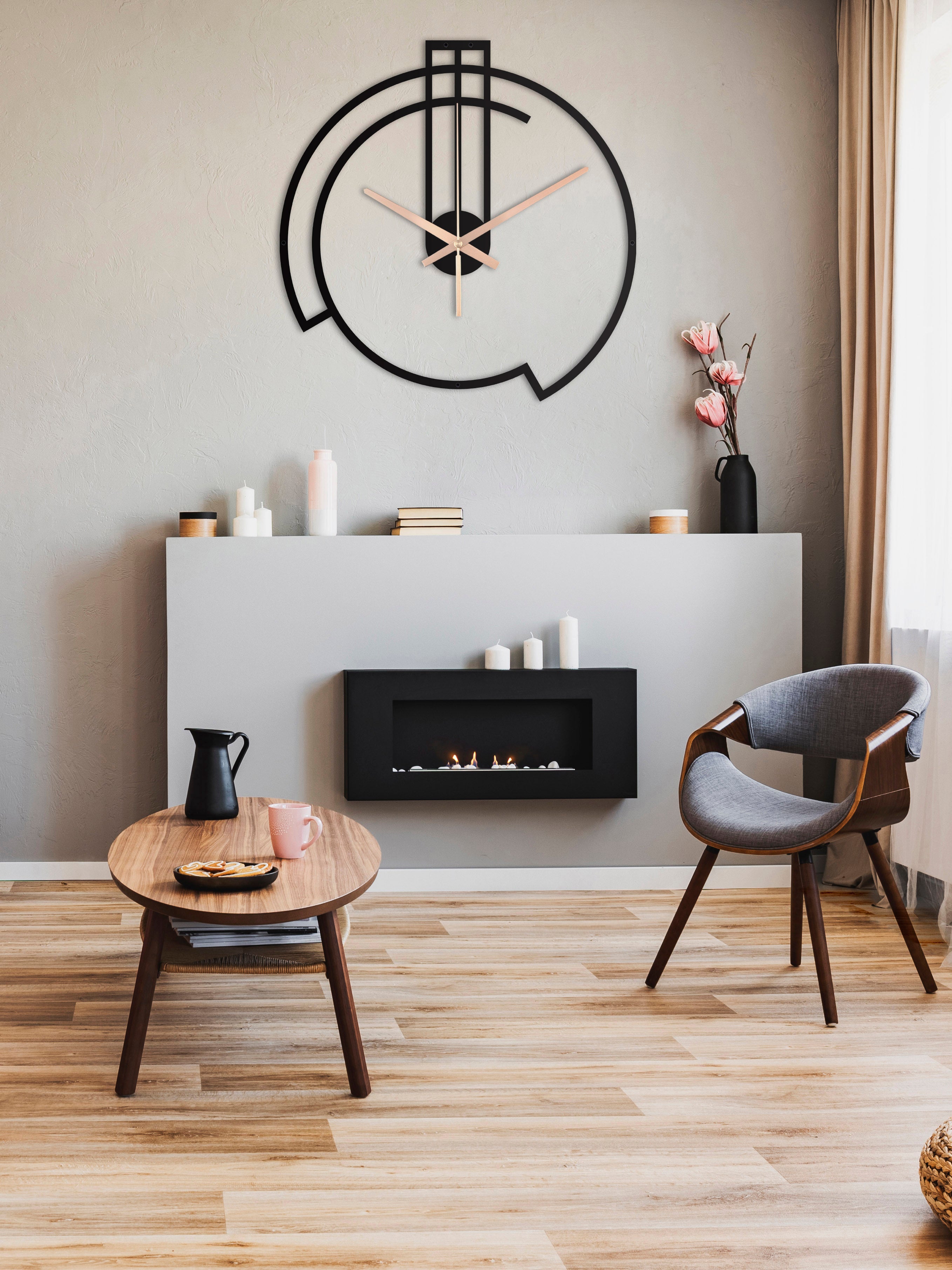 Minimalist Oversize Wall Clock
