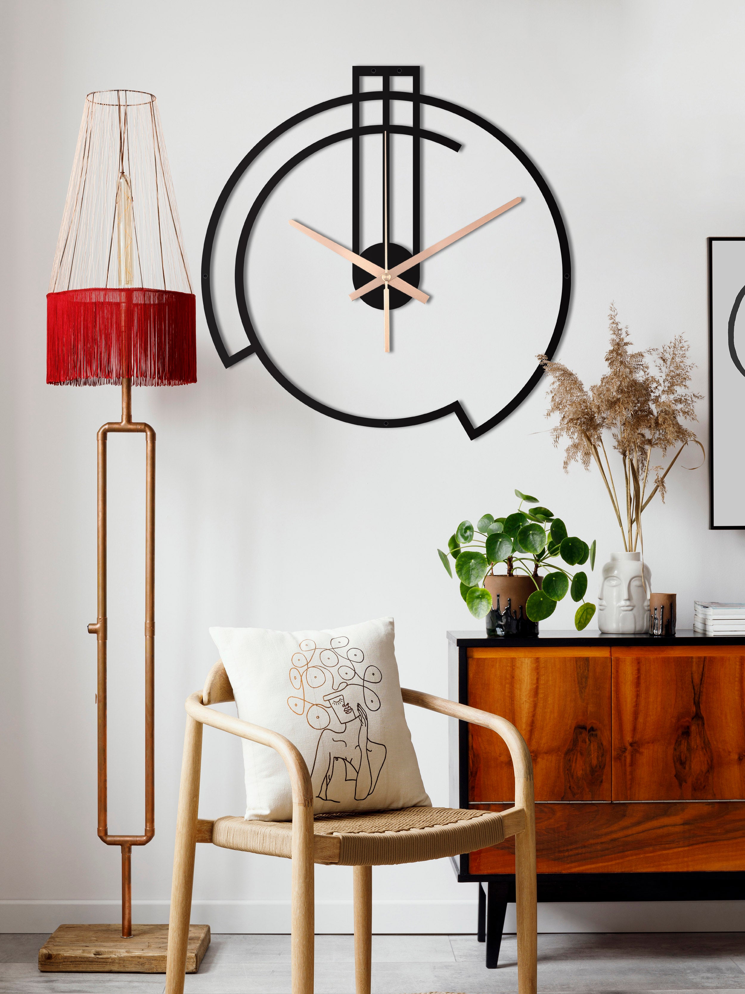 Minimalist Oversize Wall Clock
