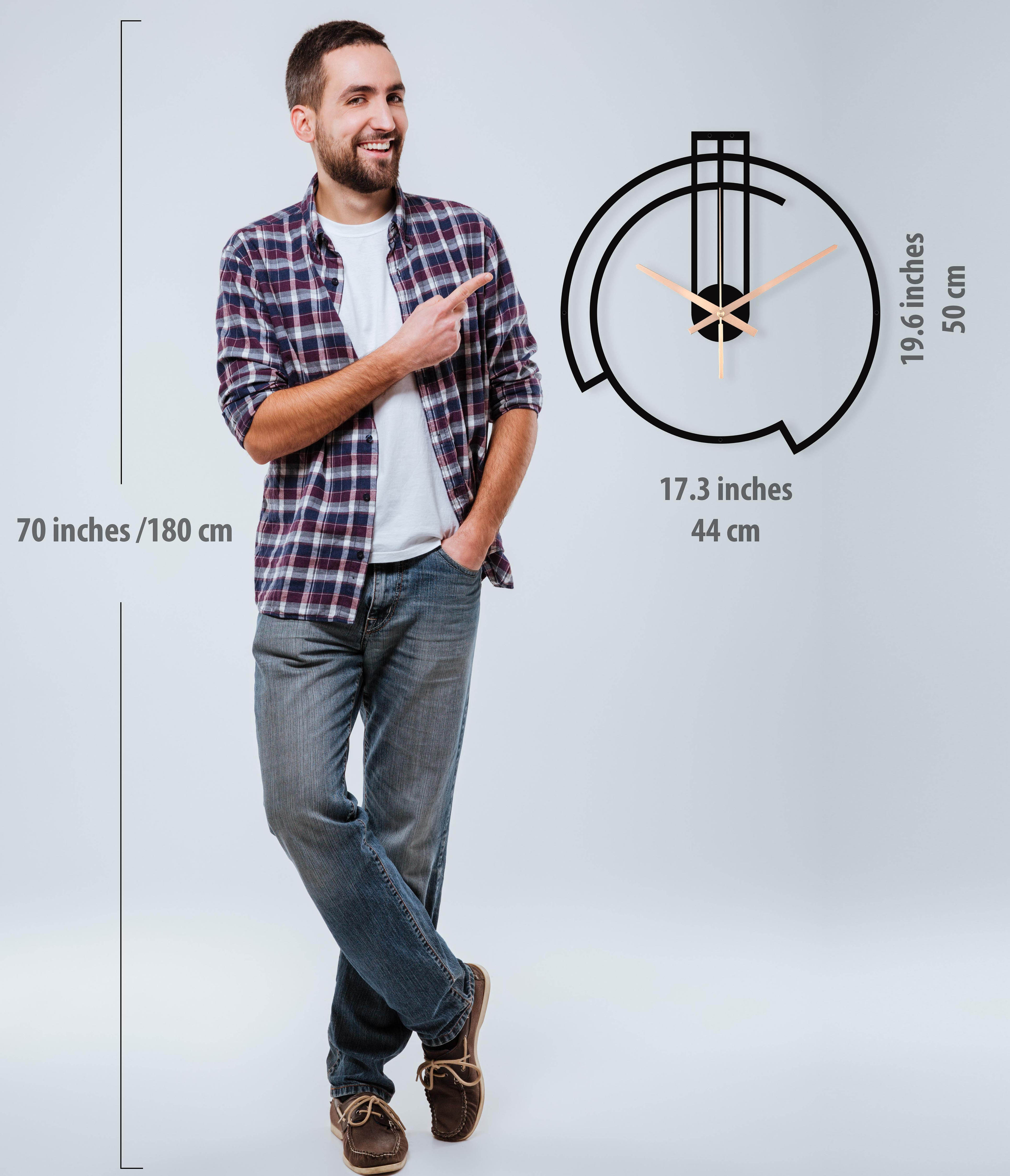 Minimalist Oversize Wall Clock