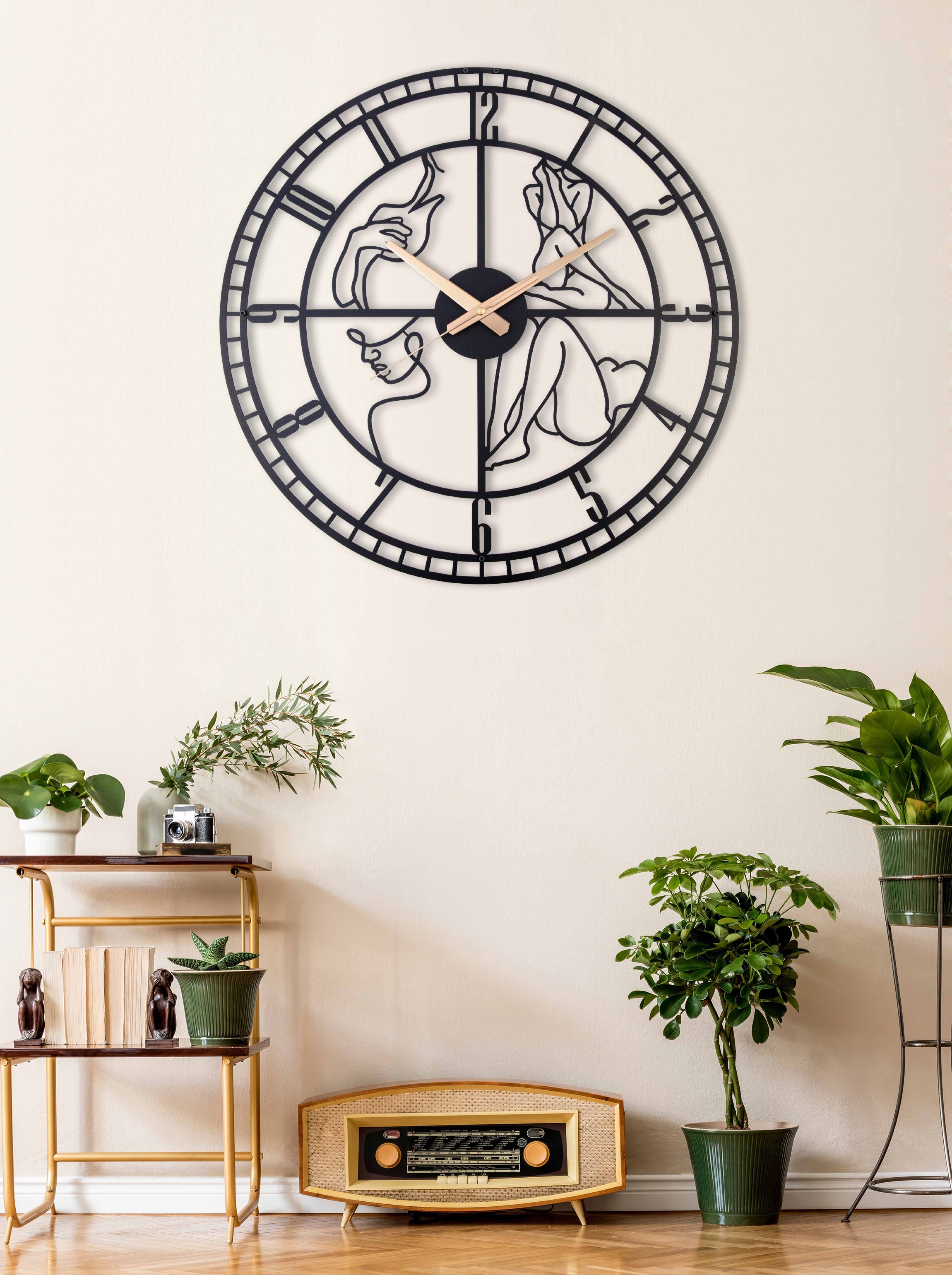 Nude Woman Wall Clock
