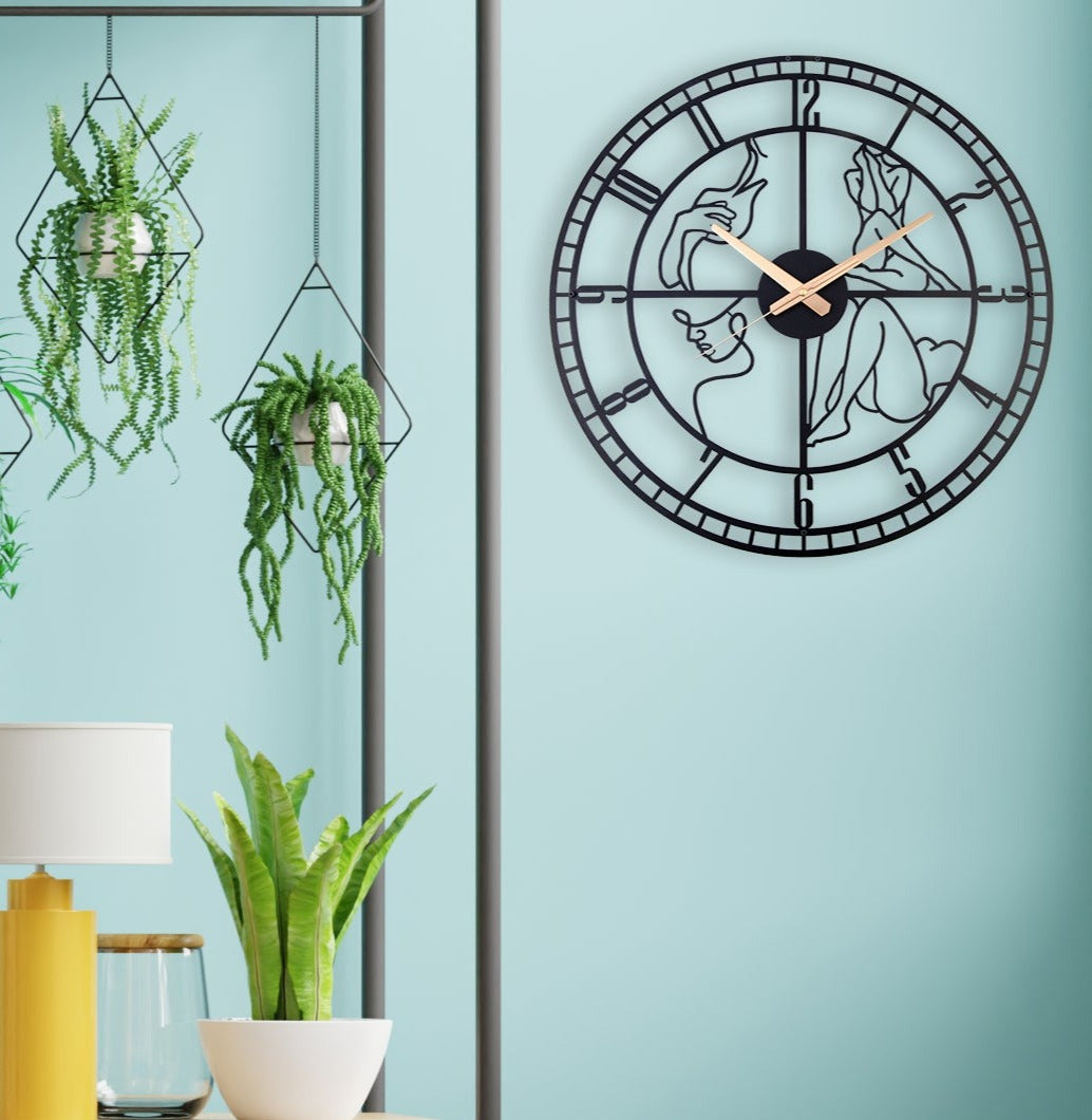 Nude Woman Wall Clock