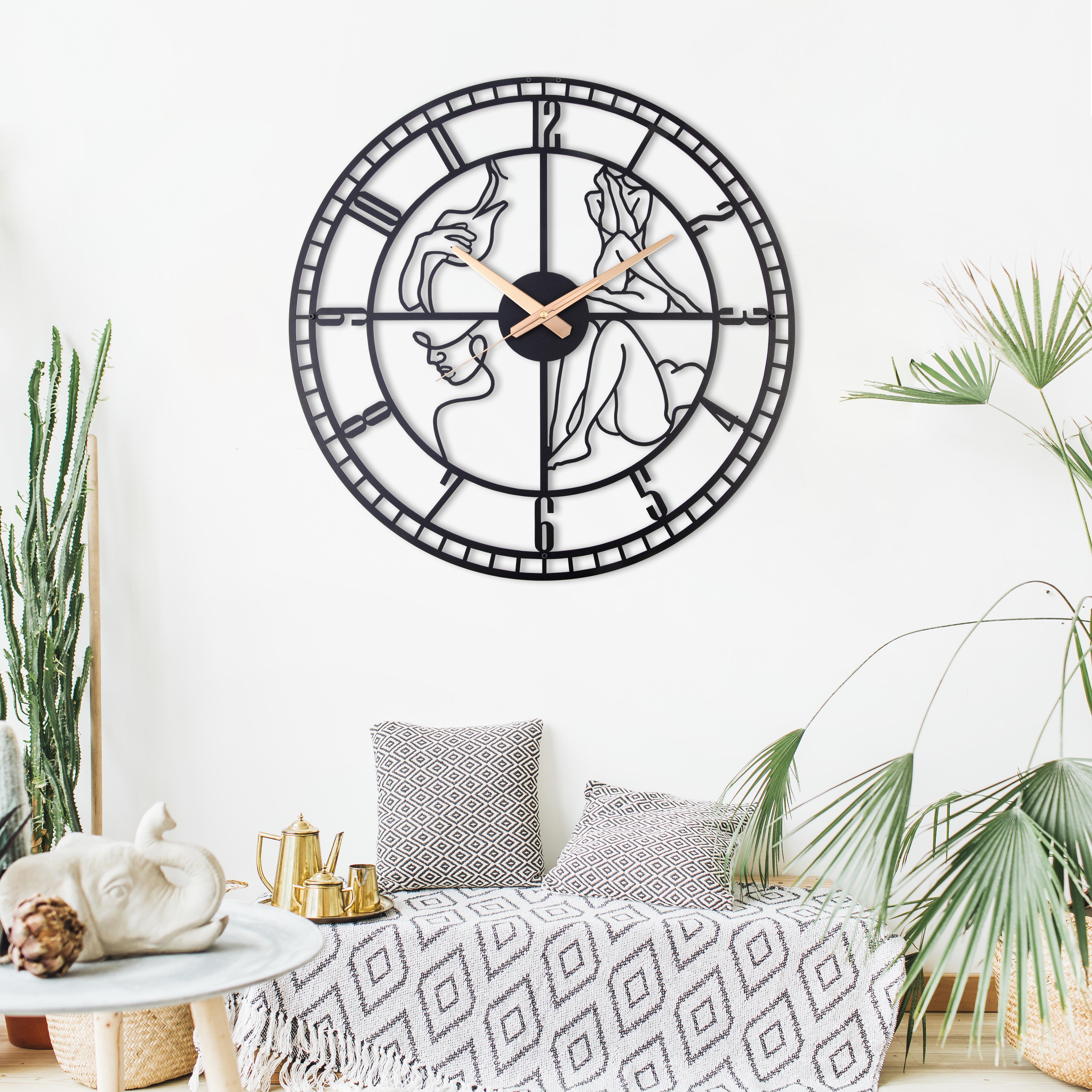 Nude Woman Wall Clock