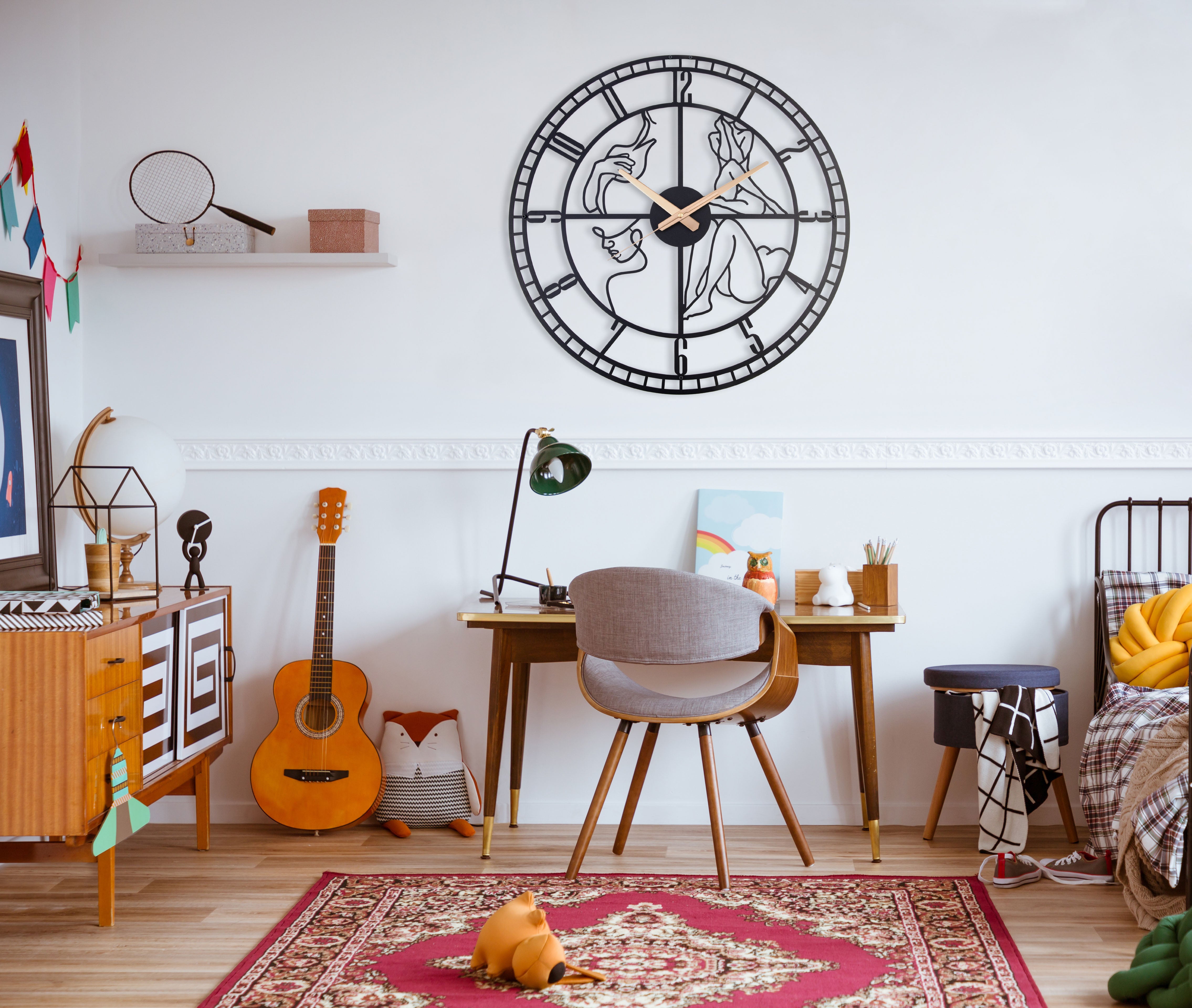 Nude Woman Wall Clock