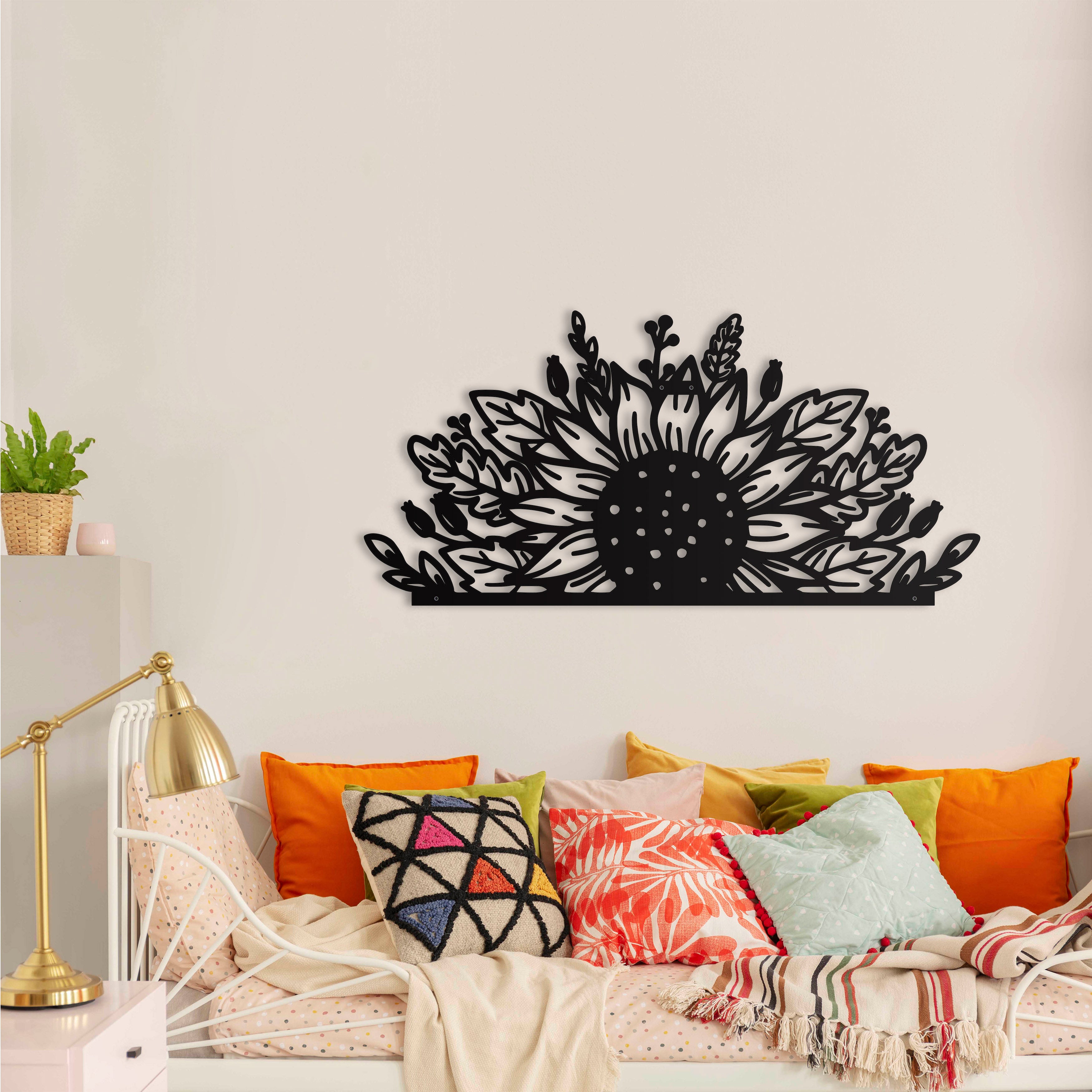 Sunflower Oversize Wall Decor/Living Room Wall Decor Anniversary Gift New Home Gift Wedding Gift
